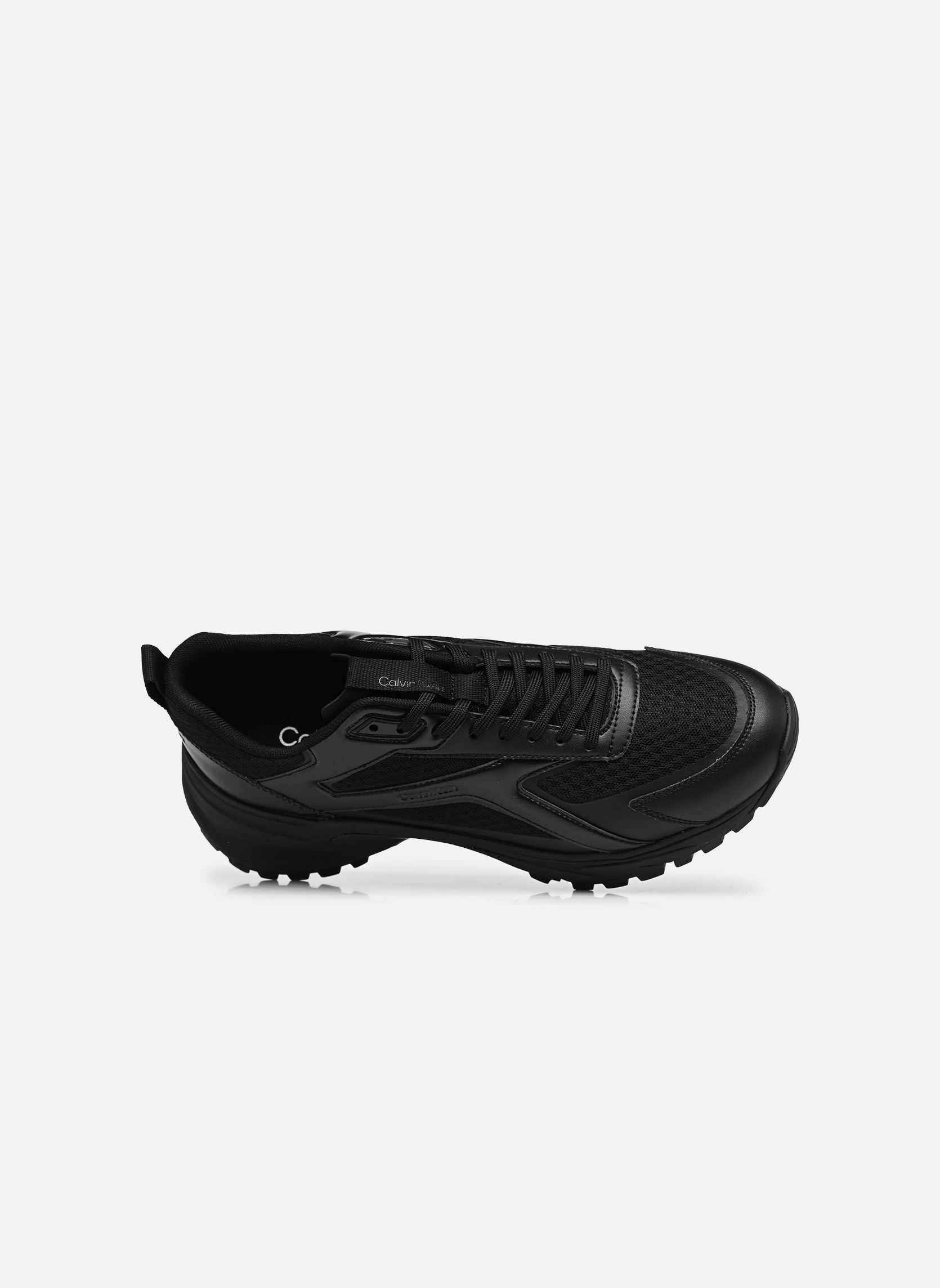Baskets HIKE RUNNER CKSTRIPE homme noir Calvin Klein Baskets HIKE RUNNER CKSTRIPE homme noir TRIPLE BLACK/GUNMETAL