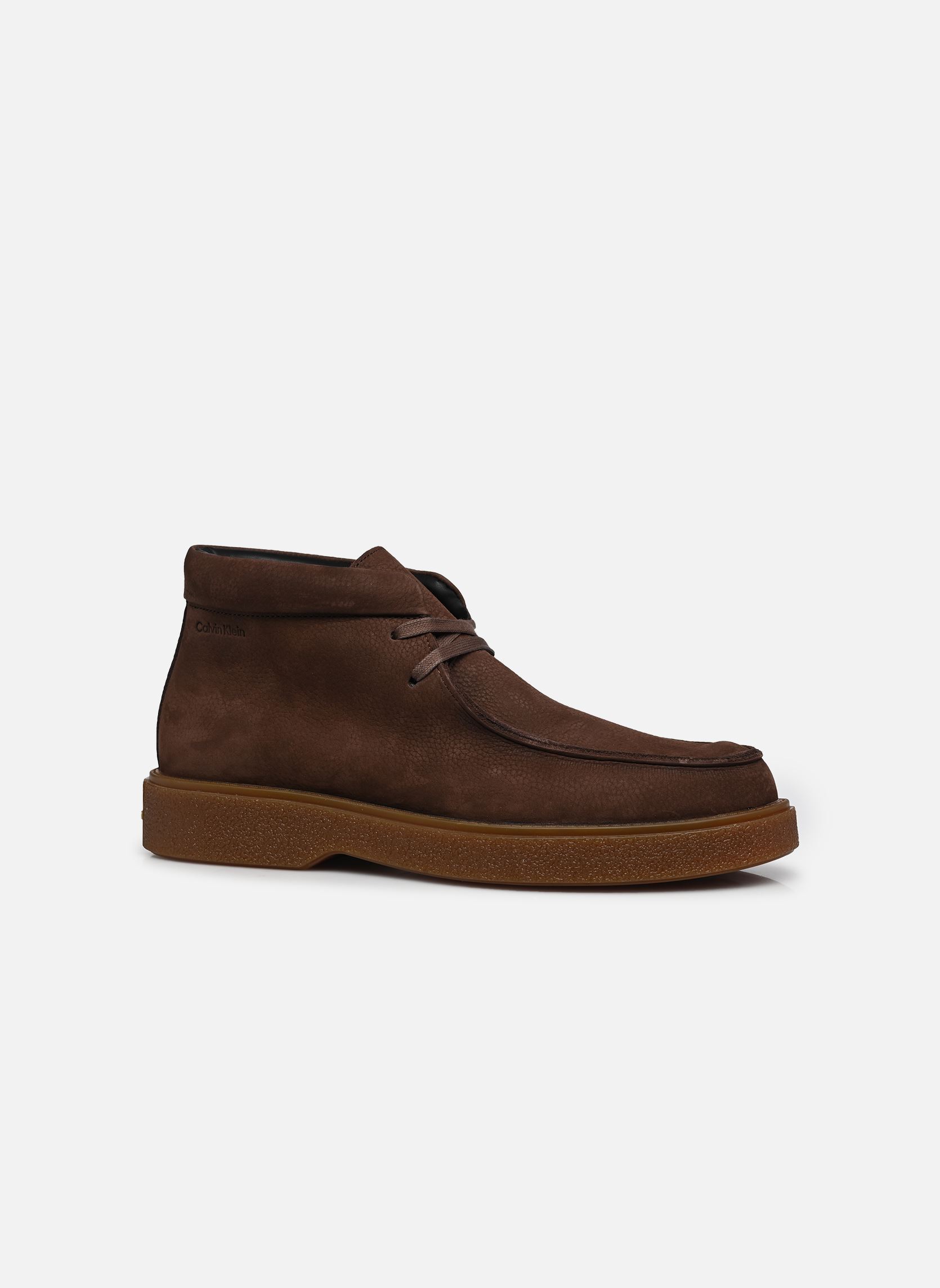 Bottines et boots TEXT RUBBER APRON BO homme marron Calvin Klein Bottines et boots TEXT RUBBER APRON BO homme marron MOCHA/GUM