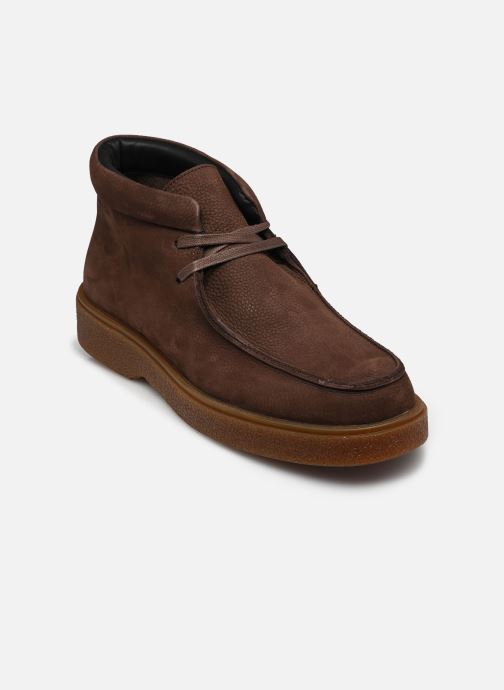 Calvin Klein Bottines et boots TEXT RUBBER APRON BO homme marron