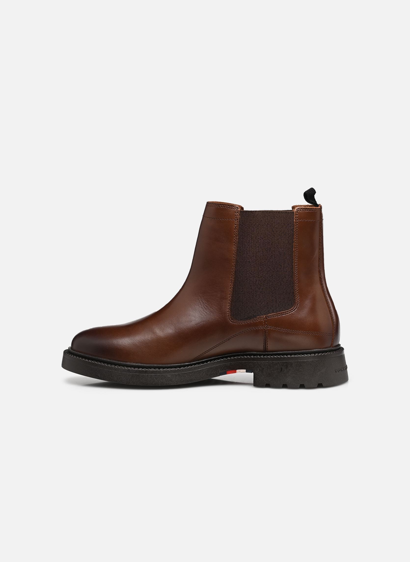 Bottines et boots CORPORATE CASUAL LTH homme marron Tommy Hilfiger Bottines et boots CORPORATE CASUAL LTH homme marron WINTER COGNAC