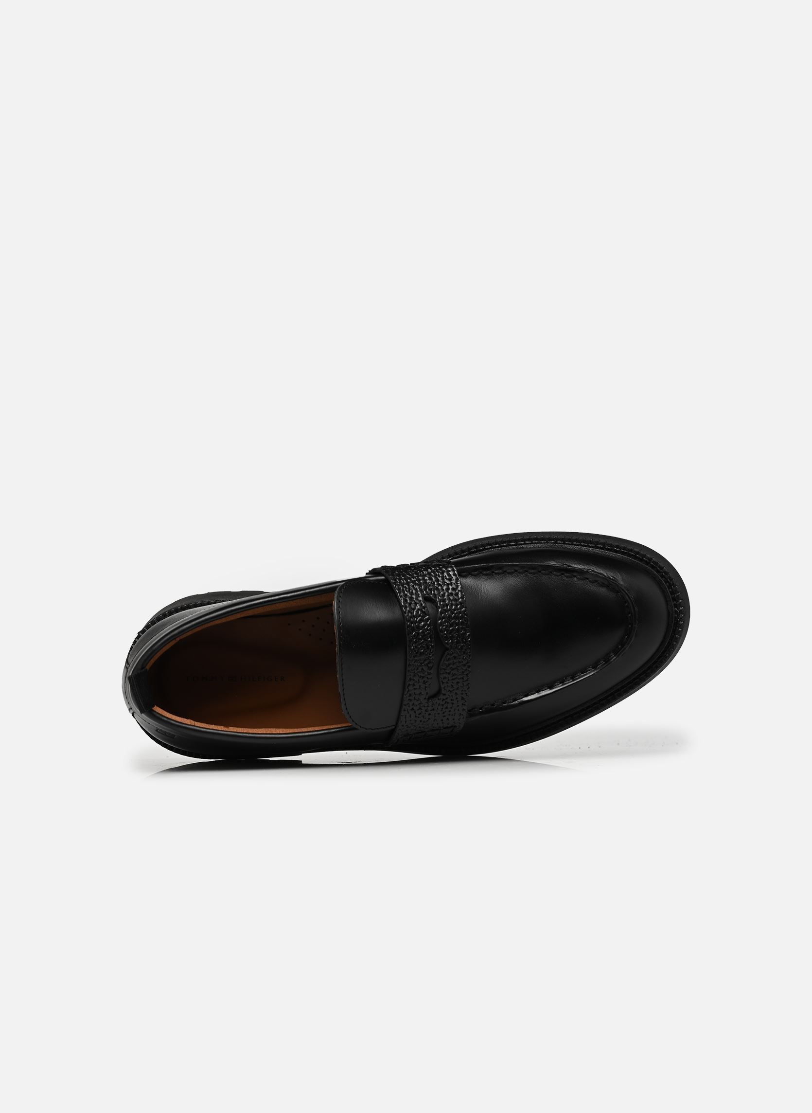 Bottines et boots CORPORATE CASUAL LTH homme noir Tommy Hilfiger Bottines et boots CORPORATE CASUAL LTH homme noir BLACK
