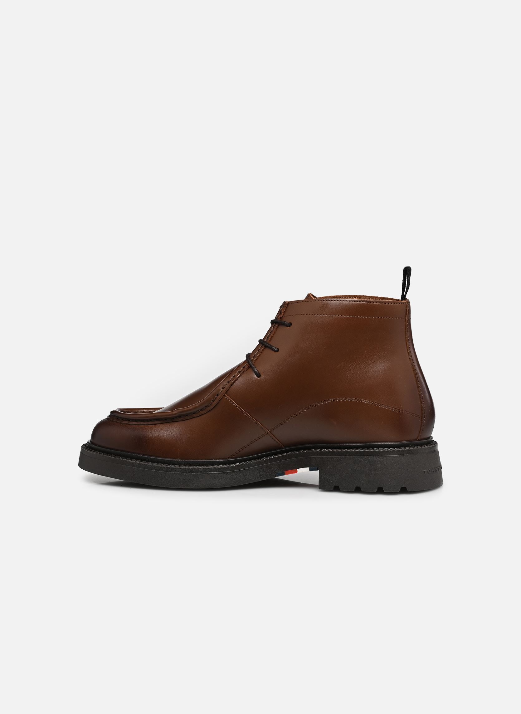 Bottines et boots CORPORATE CASUAL LTH homme marron Tommy Hilfiger Bottines et boots CORPORATE CASUAL LTH homme marron WINTER COGNAC