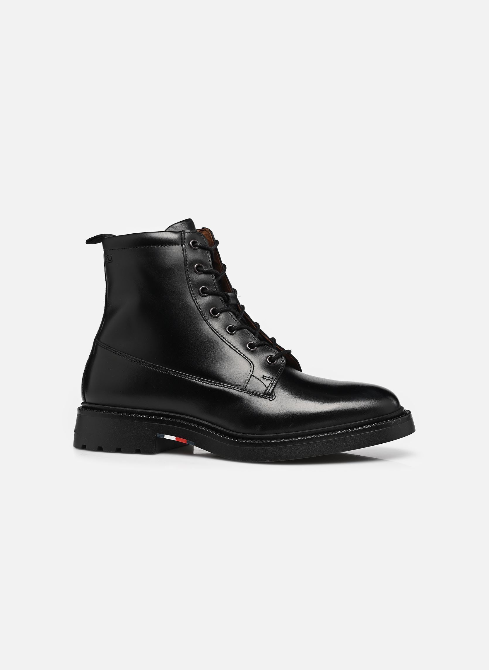 Bottines et boots CORPORATE CASUAL LTH homme noir Tommy Hilfiger Bottines et boots CORPORATE CASUAL LTH homme noir BLACK