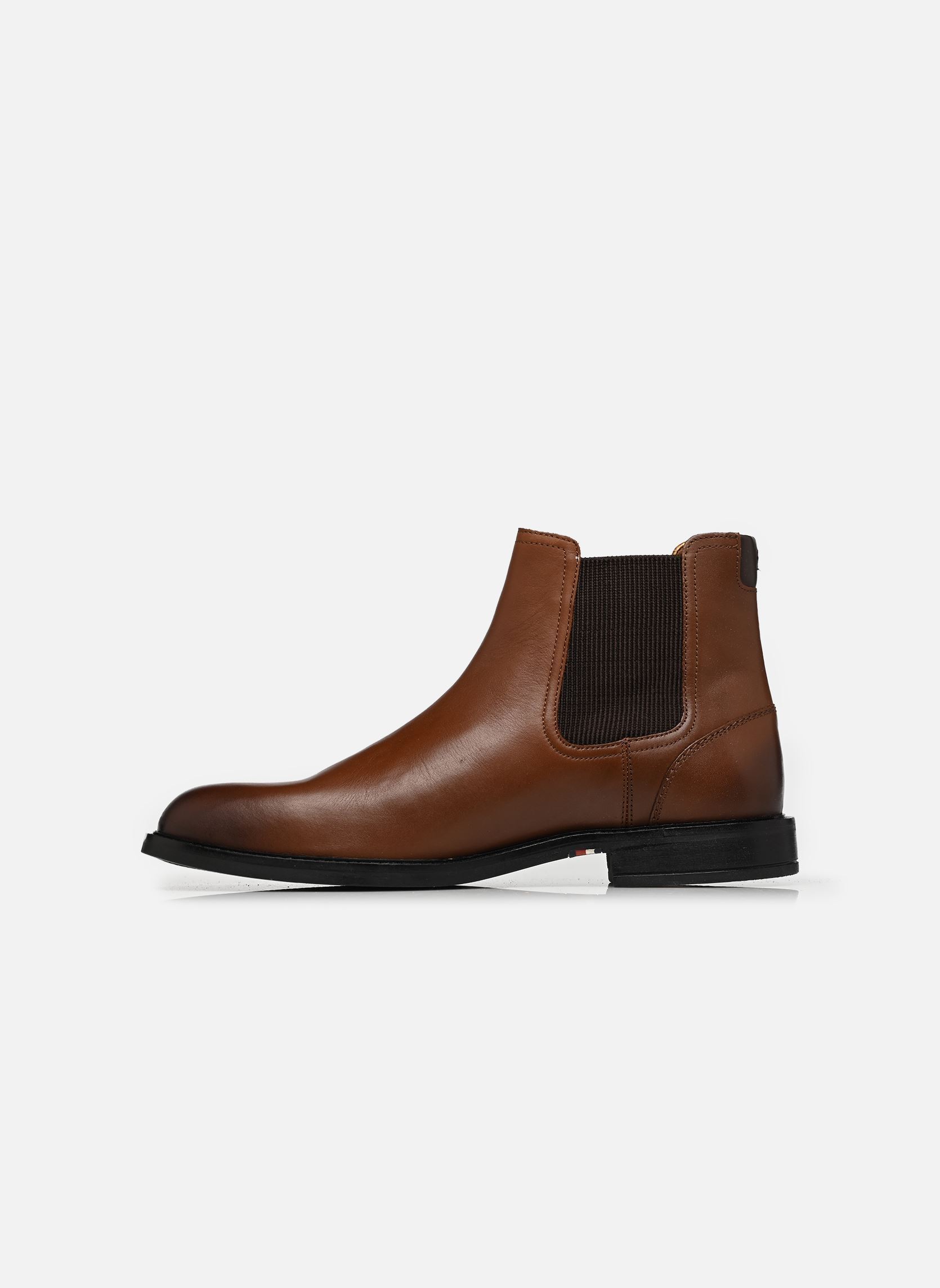 Bottines et boots CORPORATE DRESSY LTH homme marron Tommy Hilfiger Bottines et boots CORPORATE DRESSY LTH homme marron WINTER COGNAC