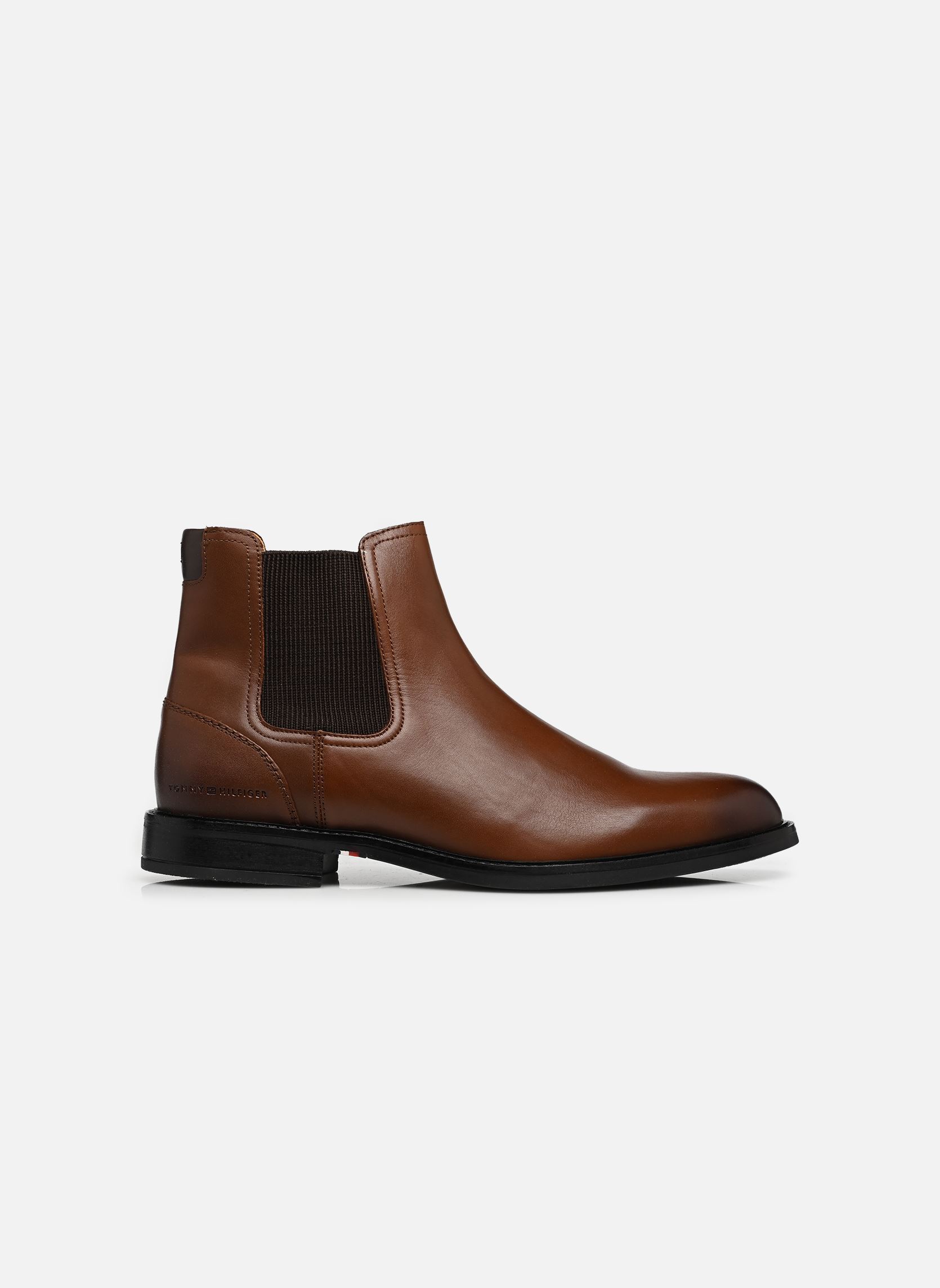 Bottines et boots CORPORATE DRESSY LTH homme marron Tommy Hilfiger Bottines et boots CORPORATE DRESSY LTH homme marron WINTER COGNAC