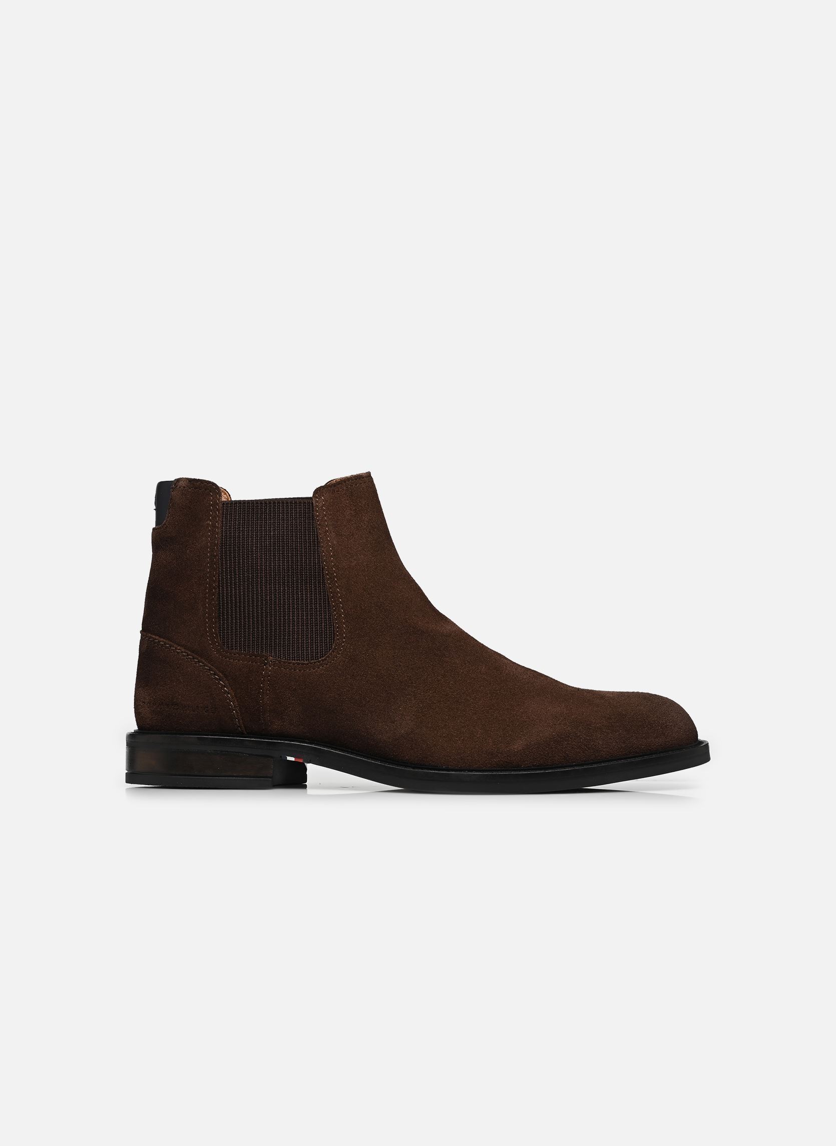 Bottines et boots CORPORATE DRESSY SUE homme marron Tommy Hilfiger Bottines et boots CORPORATE DRESSY SUE homme marron COCOA