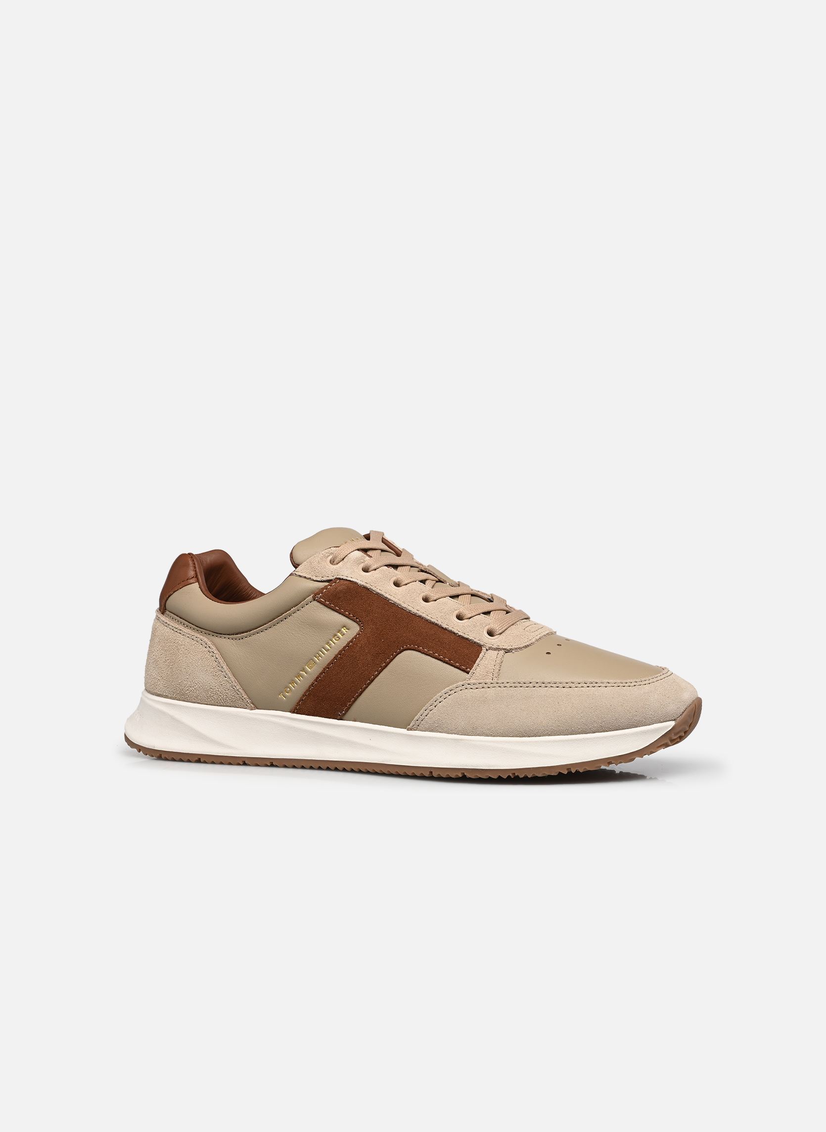 Baskets ELEVATED HILFIGER MI homme gris Tommy Hilfiger Baskets ELEVATED HILFIGER MI homme gris HORSERADISH