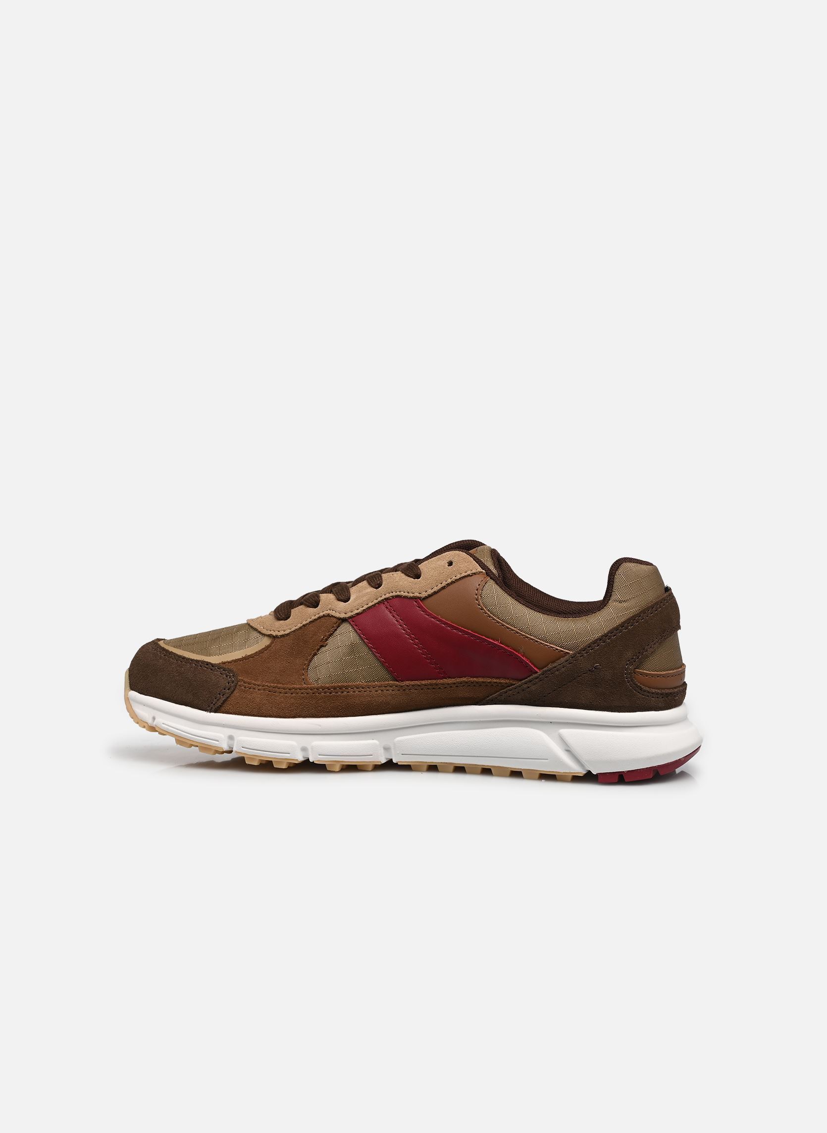 Baskets HILFIGER MIX MATERIA homme marron Tommy Hilfiger Baskets HILFIGER MIX MATERIA homme marron SOUTHERN TAN