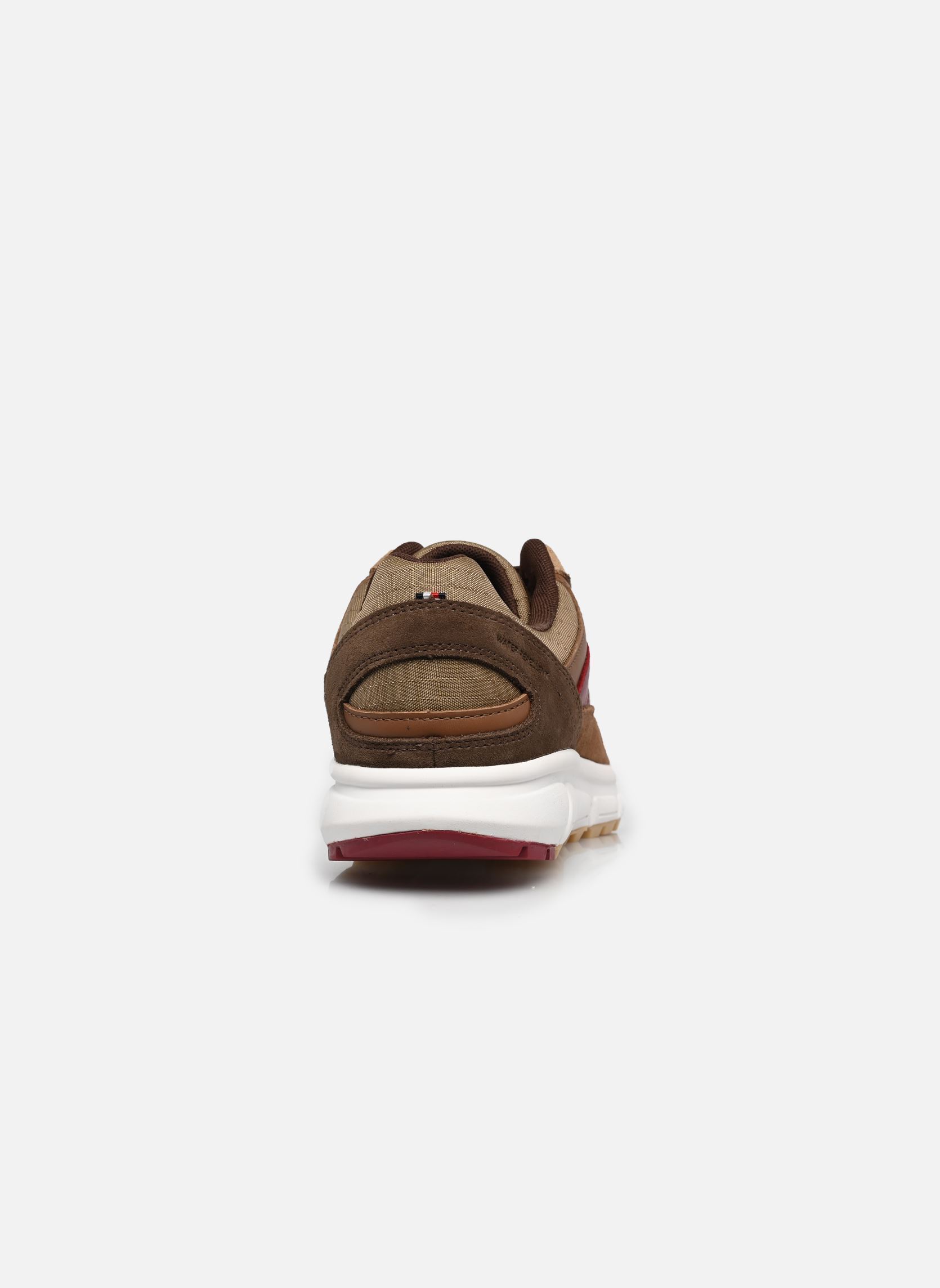 Baskets HILFIGER MIX MATERIA homme marron Tommy Hilfiger Baskets HILFIGER MIX MATERIA homme marron SOUTHERN TAN