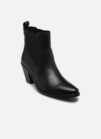 Enkellaarzen en boots LEATHER WESTERN CHEL dames zwart Tommy Hilfiger Enkellaarzen en boots LEATHER WESTERN CHEL dames zwart BLACK