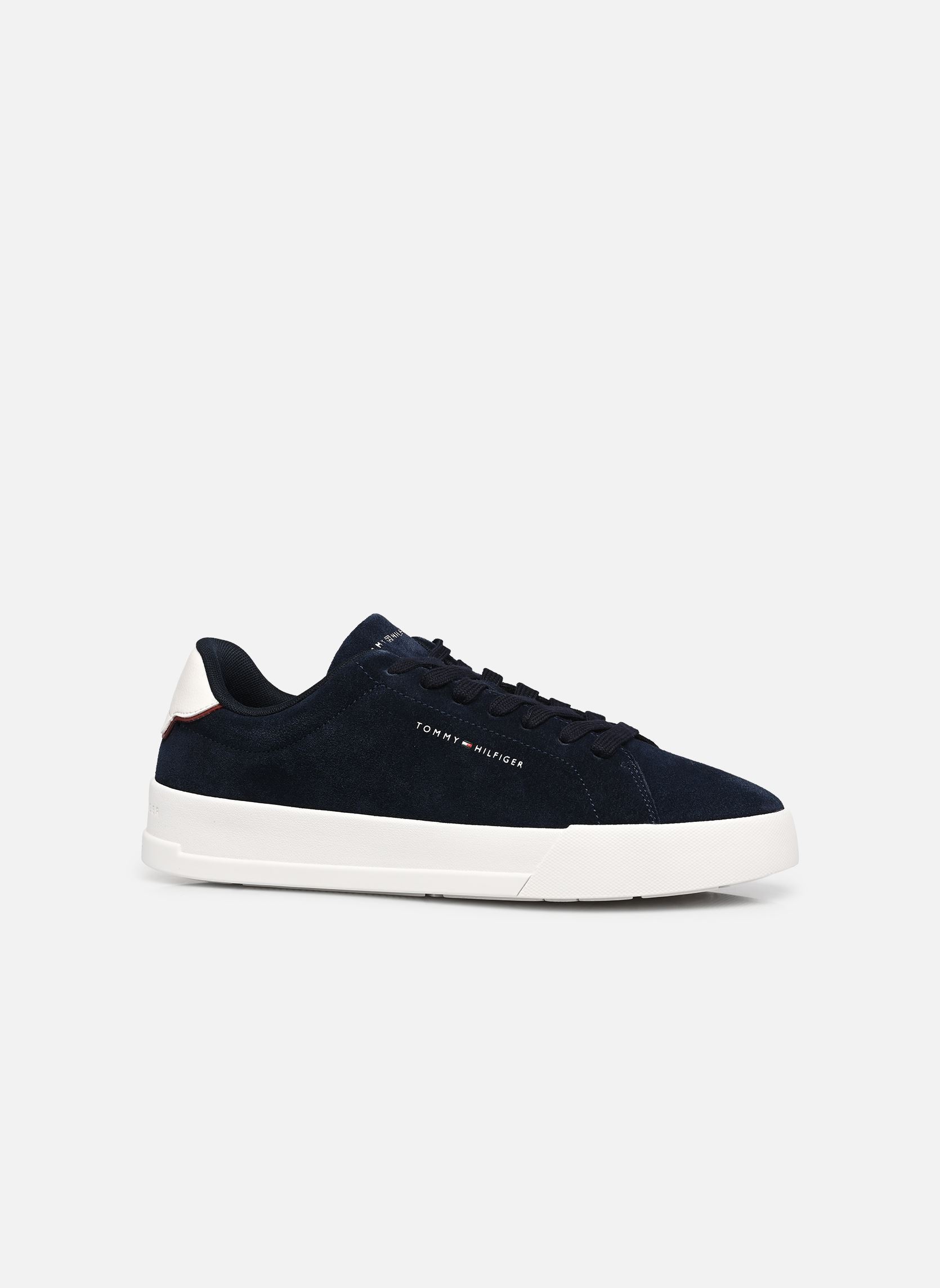 Sneaker SUEDE COURT SNEAKERS herren blau Tommy Hilfiger Sneaker SUEDE COURT SNEAKERS herren blau RWB