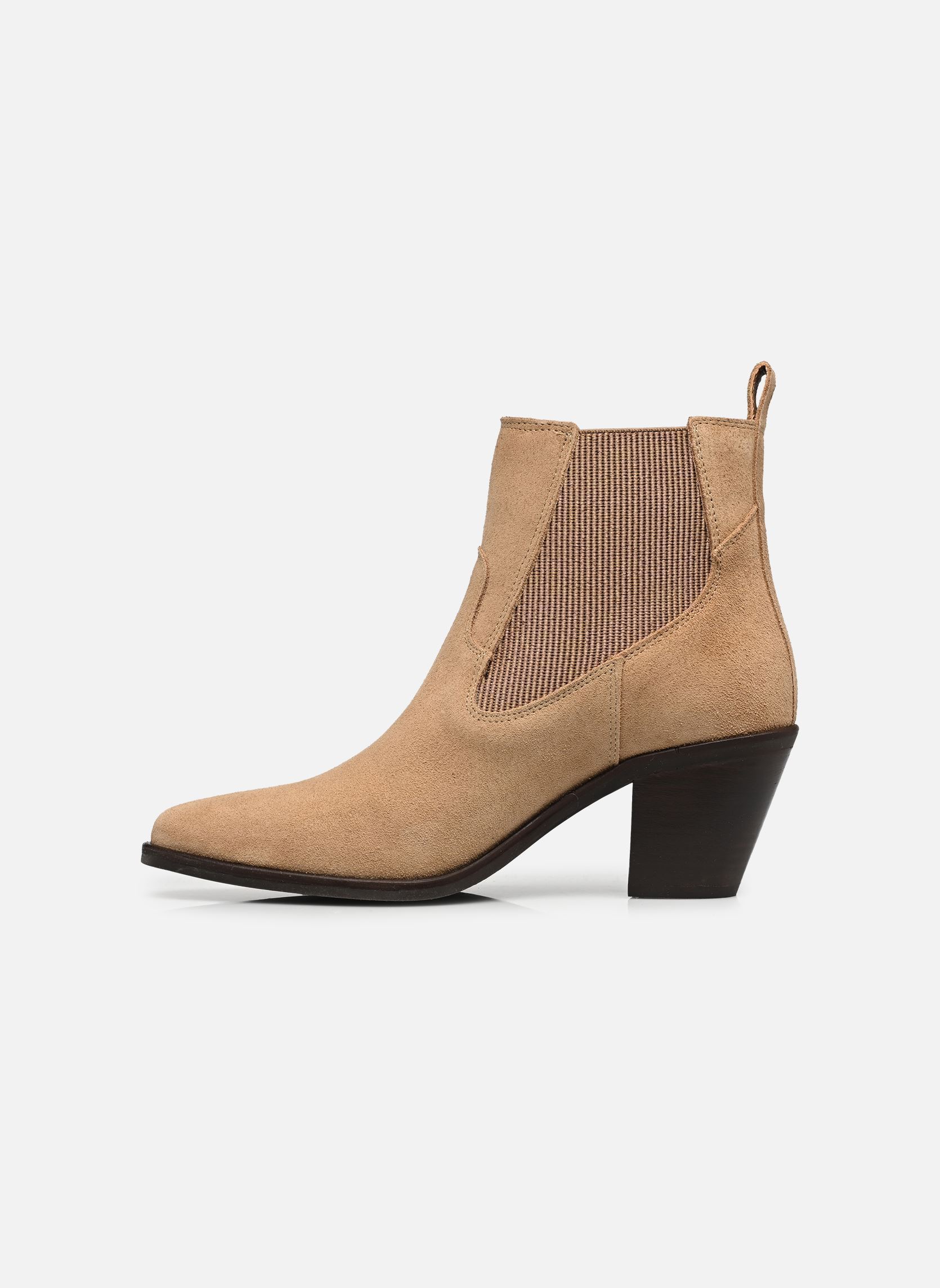 Bottines et boots SUEDE WESTERN CHELSE femme marron Tommy Hilfiger Bottines et boots SUEDE WESTERN CHELSE femme marron SAFARI CANVAS