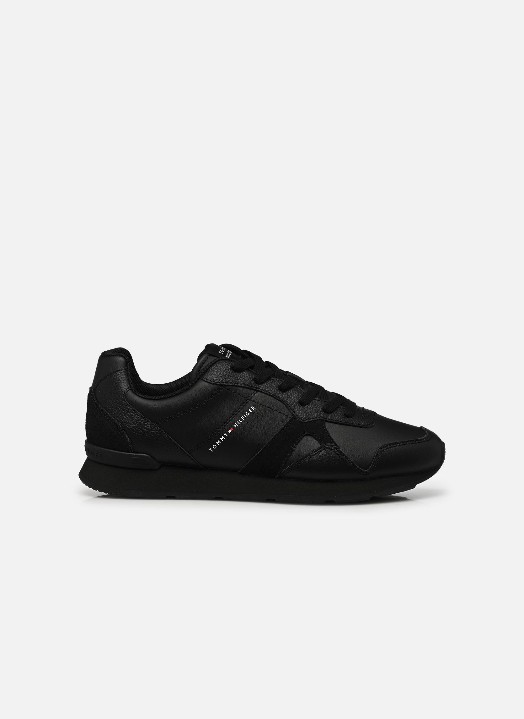Sneaker T HILFIGER CORE LTH herren schwarz Tommy Hilfiger Sneaker T HILFIGER CORE LTH herren schwarz BLACK