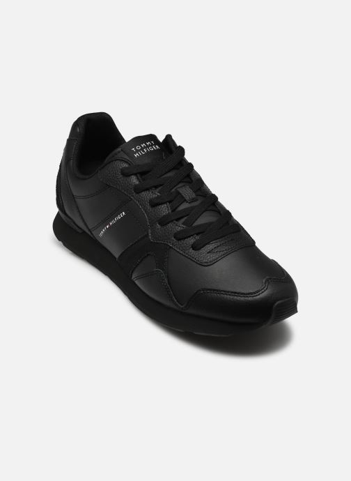 Tommy Hilfiger Sneaker T HILFIGER CORE LTH herren schwarz