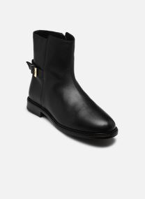 Enkellaarzen en boots TH BUCKLE LEATHER AN dames zwart Tommy Hilfiger Enkellaarzen en boots TH BUCKLE LEATHER AN dames zwart BLACK