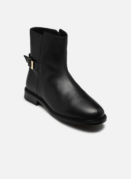 Tommy Hilfiger Enkellaarzen en boots TH BUCKLE LEATHER AN dames zwart