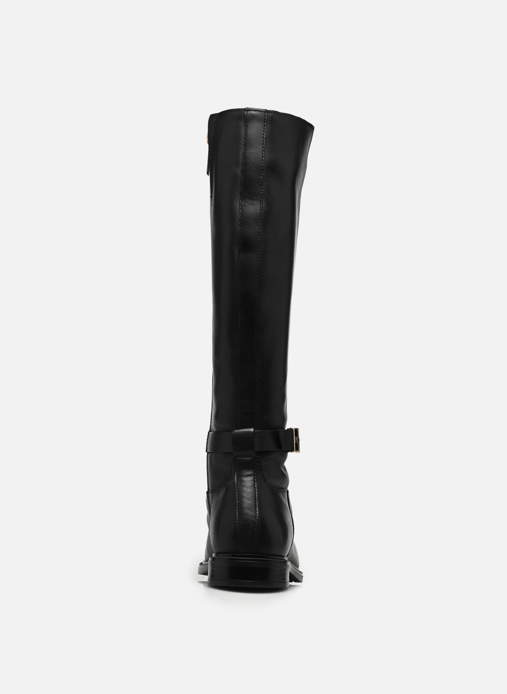 Bottes TH BUCKLE LEATHER KN femme noir Tommy Hilfiger Bottes TH BUCKLE LEATHER KN femme noir BLACK