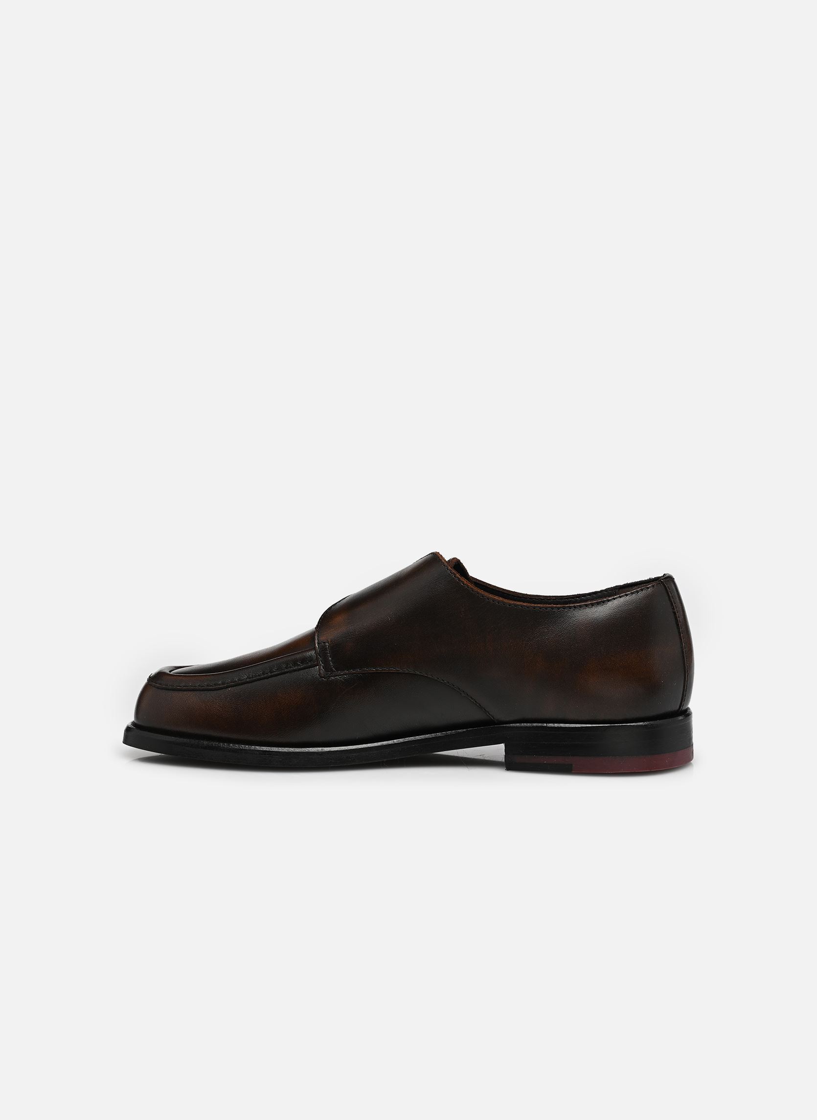 Chaussures de ville TH BUCKLE MOC TOE LO femme marron Tommy Hilfiger Chaussures de ville TH BUCKLE MOC TOE LO femme marron BRUSHED BROWN
