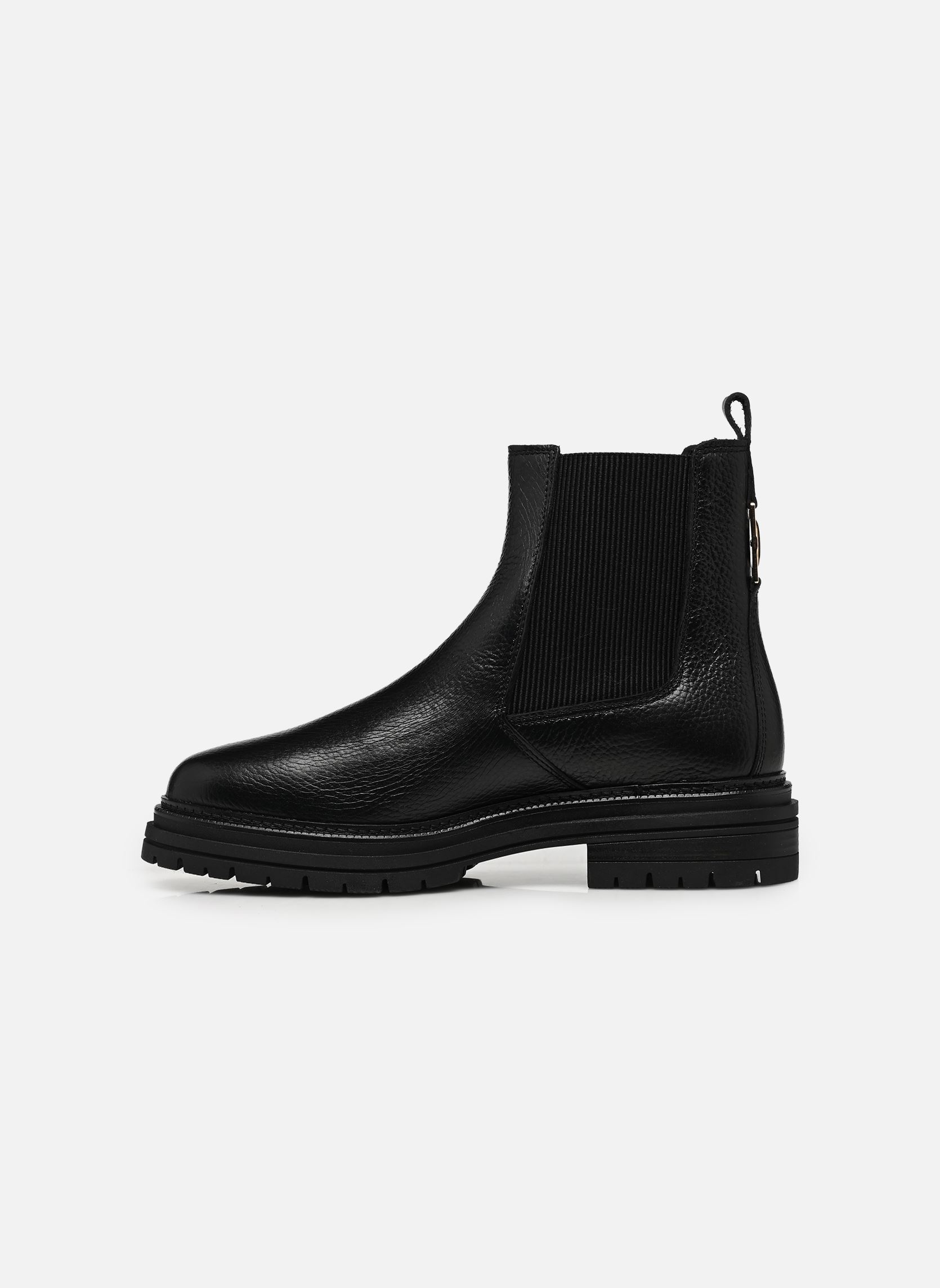 Bottines et boots TH EMBOSS GRAIN LEAT femme noir Tommy Hilfiger Bottines et boots TH EMBOSS GRAIN LEAT femme noir BLACK