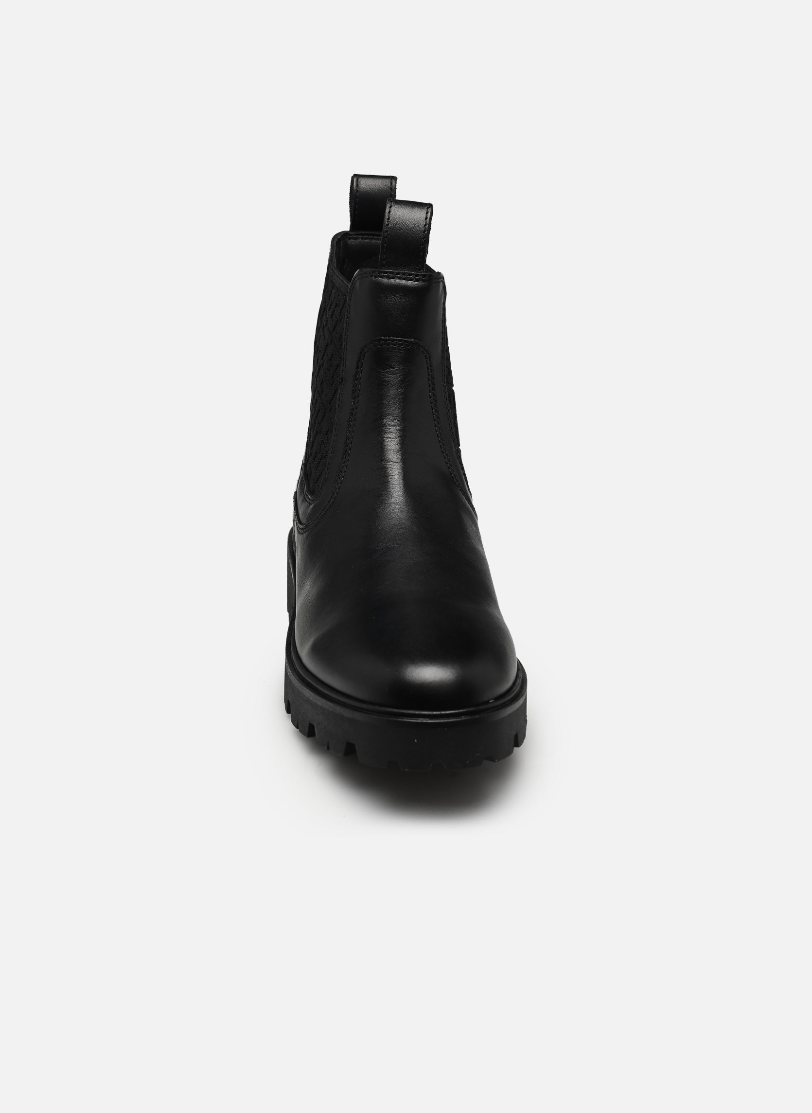Bottines et boots TH MONOGRAM LEATHER femme noir Tommy Hilfiger Bottines et boots TH MONOGRAM LEATHER femme noir BLACK
