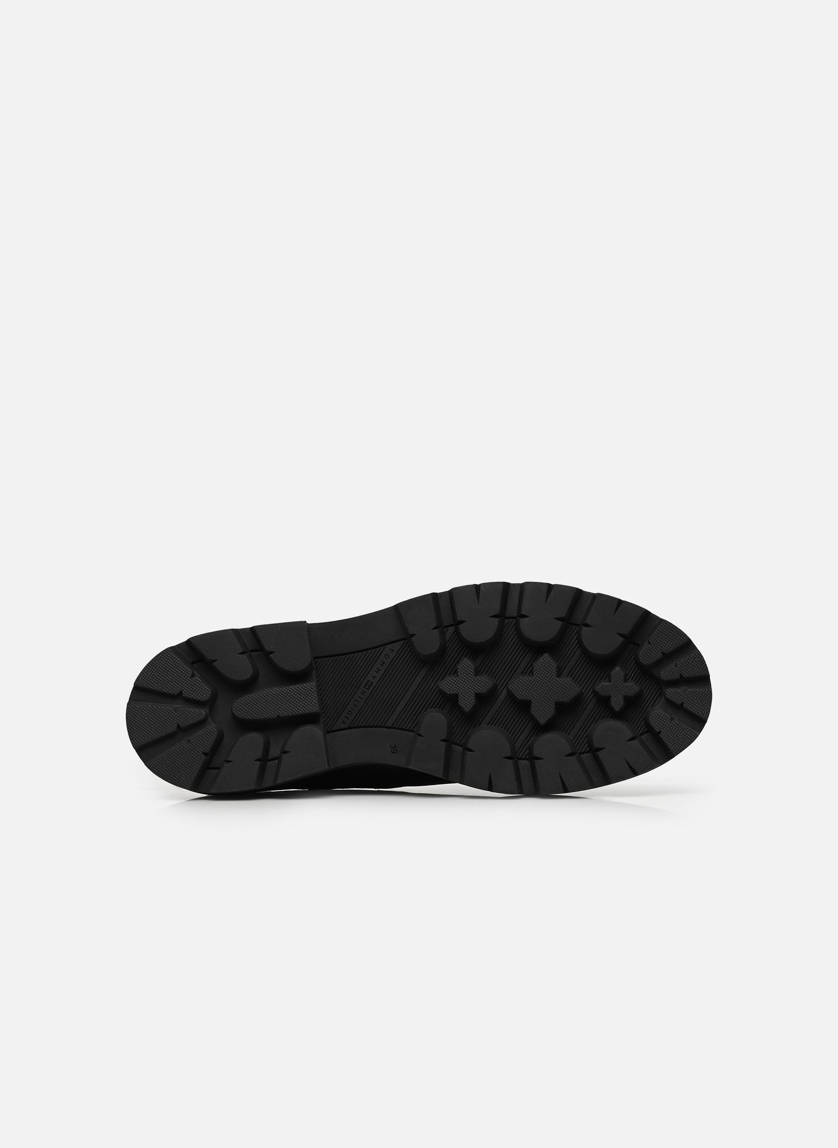Bottines et boots TH MONOGRAM LEATHER femme noir Tommy Hilfiger Bottines et boots TH MONOGRAM LEATHER femme noir BLACK