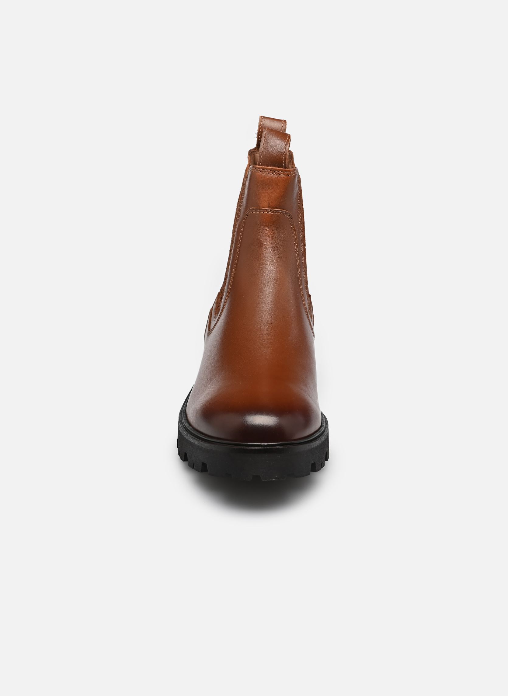 Stiefeletten und Stiefel TH MONOGRAM LEATHER damen braun Tommy Hilfiger Stiefeletten und Stiefel TH MONOGRAM LEATHER damen braun WINTER COGNAC
