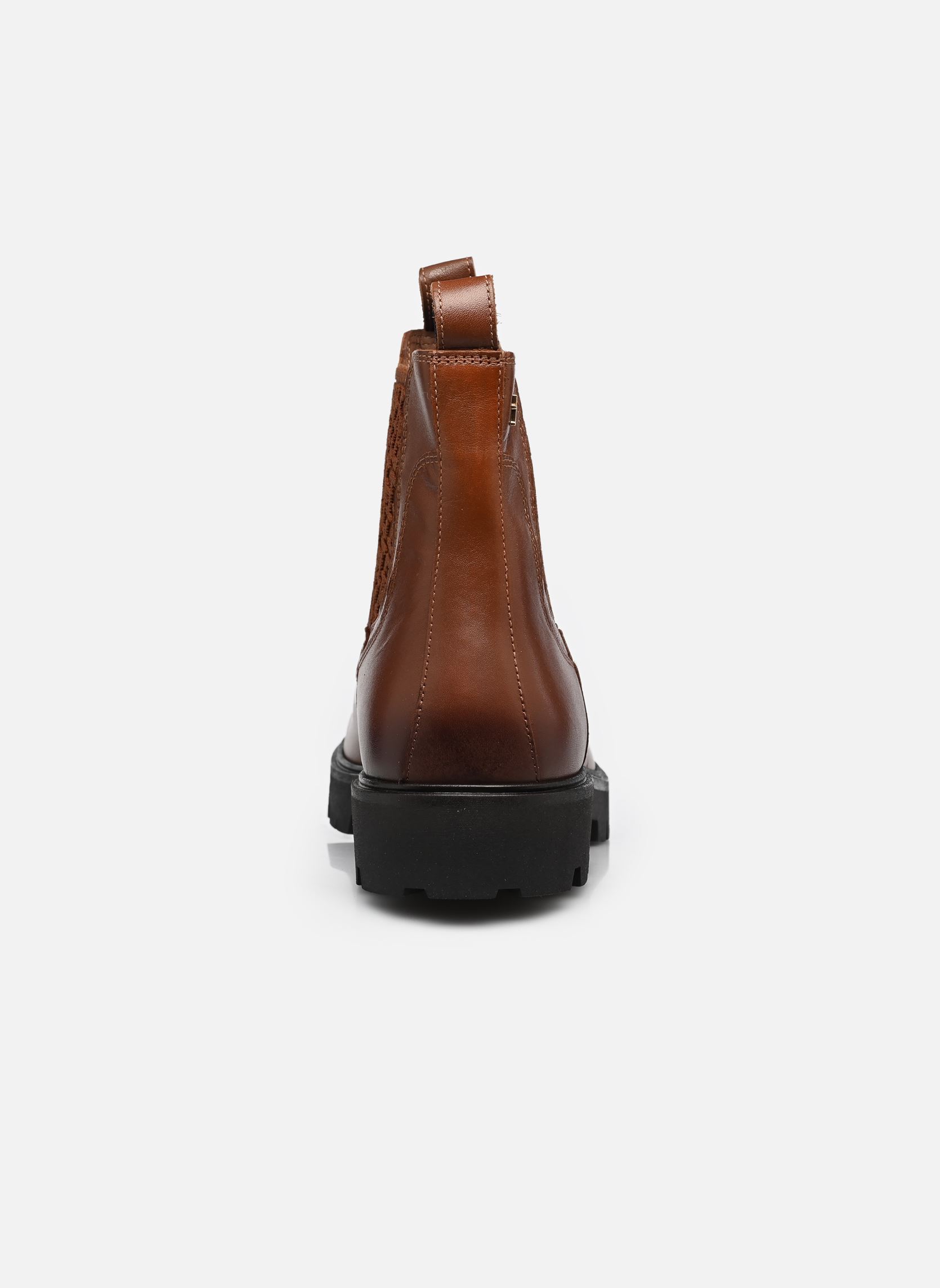 Stiefeletten und Stiefel TH MONOGRAM LEATHER damen braun Tommy Hilfiger Stiefeletten und Stiefel TH MONOGRAM LEATHER damen braun WINTER COGNAC