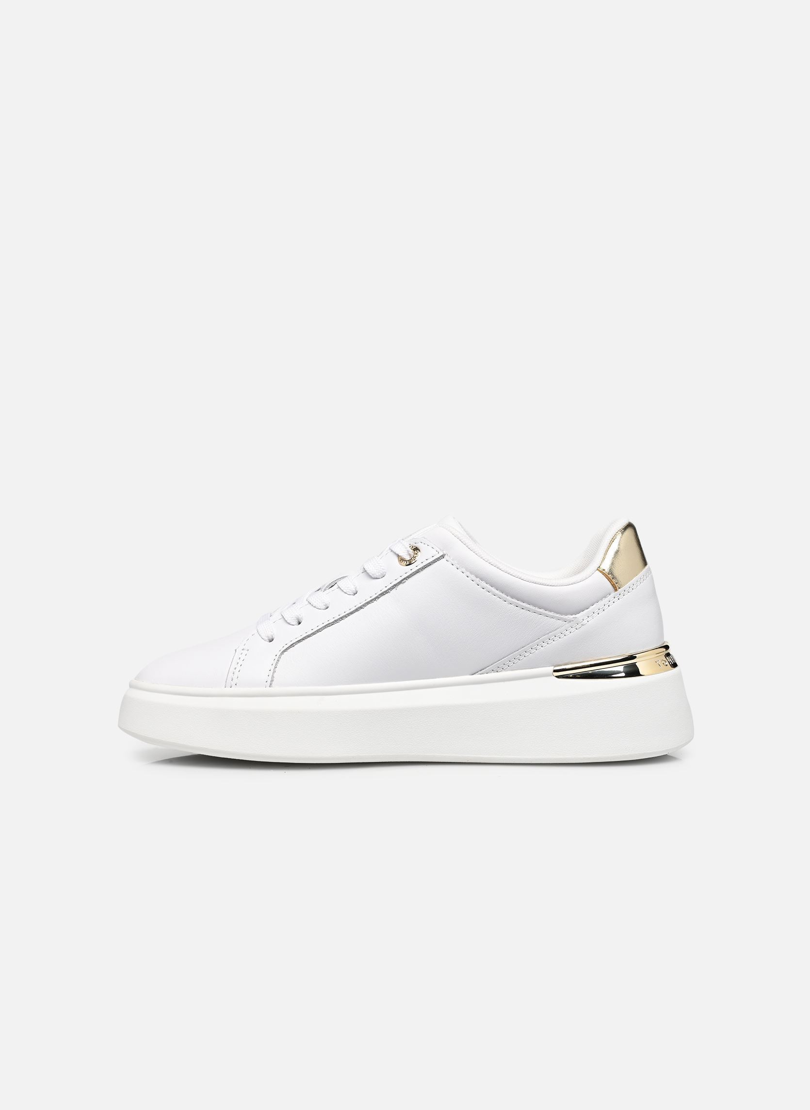 Sneakers TH PLATFORM CHIC SNE dames wit Tommy Hilfiger Sneakers TH PLATFORM CHIC SNE dames wit WHITE/LIGHT GOLD