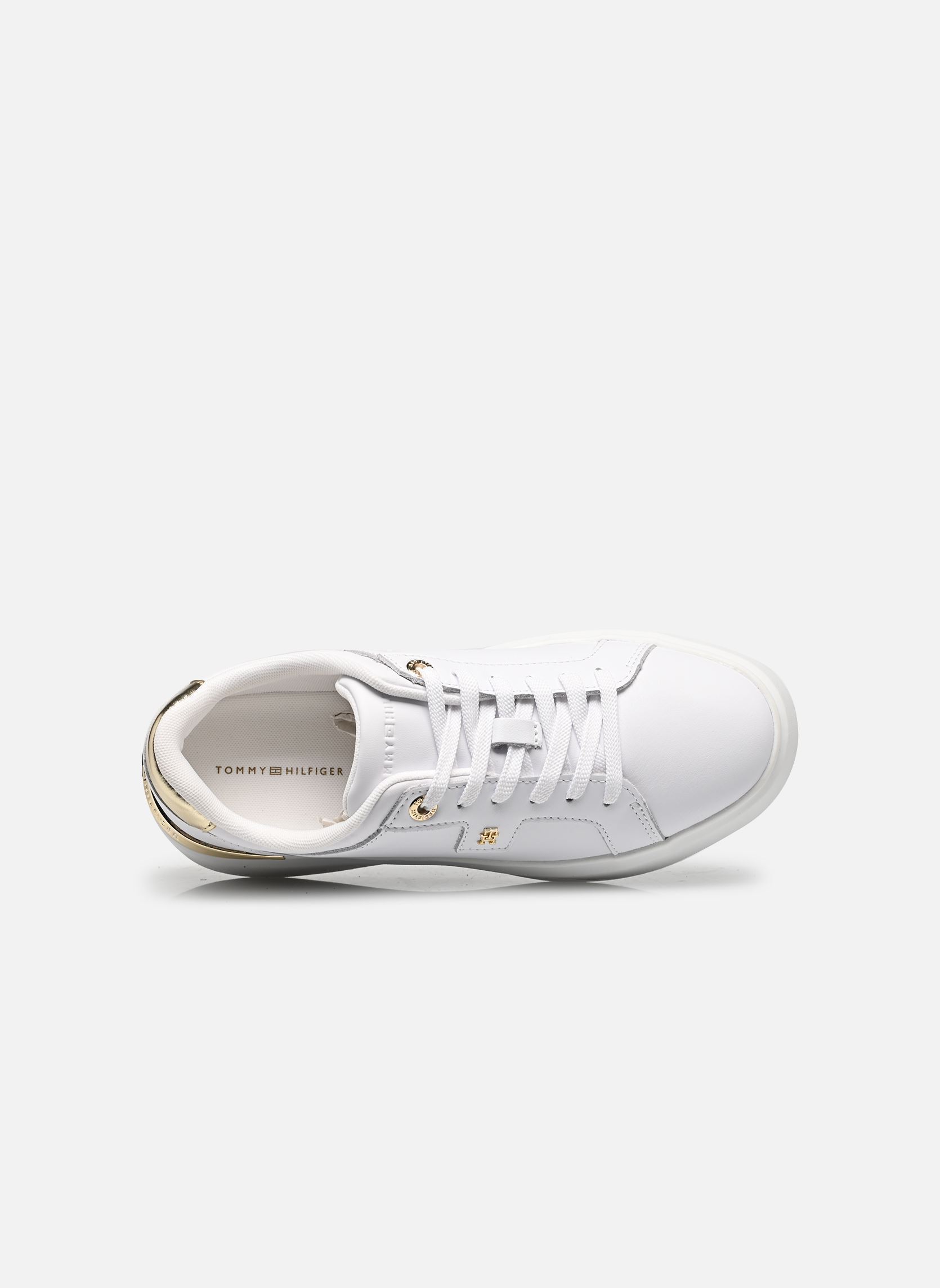 Sneakers TH PLATFORM CHIC SNE dames wit Tommy Hilfiger Sneakers TH PLATFORM CHIC SNE dames wit WHITE/LIGHT GOLD