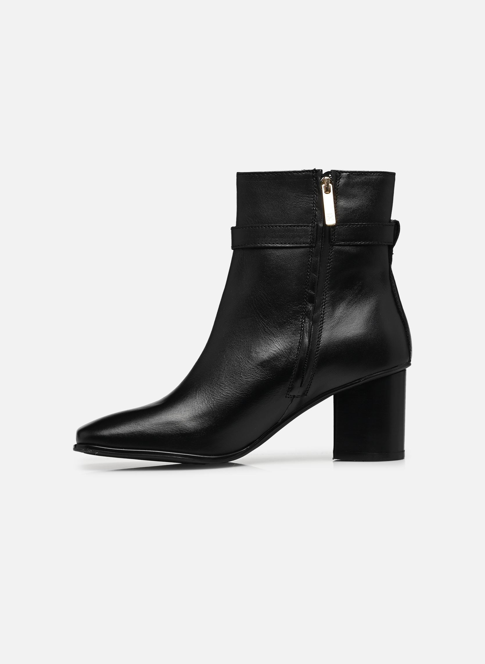 Enkellaarzen en boots TH STRAP LEATHER BLO dames zwart Tommy Hilfiger Enkellaarzen en boots TH STRAP LEATHER BLO dames zwart BLACK