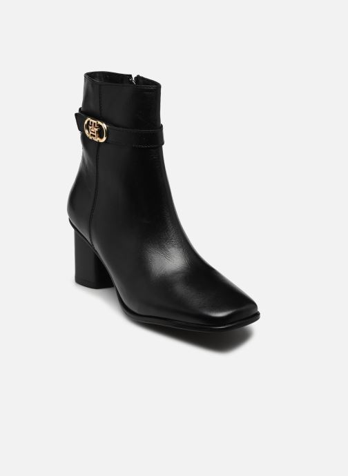 Tommy Hilfiger Enkellaarzen en boots TH STRAP LEATHER BLO dames zwart