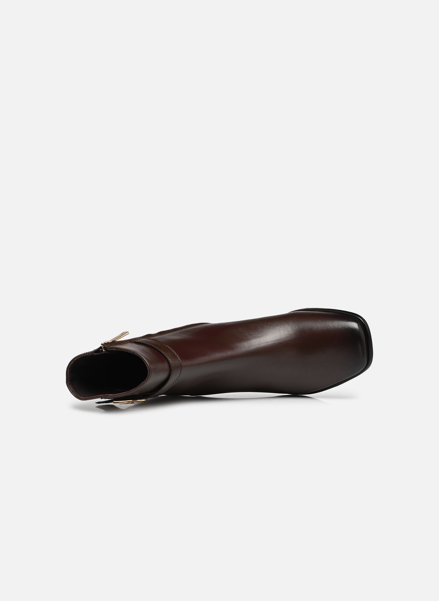 Bottines et boots TH STRAP LEATHER BLO femme marron Tommy Hilfiger Bottines et boots TH STRAP LEATHER BLO femme marron COCOA