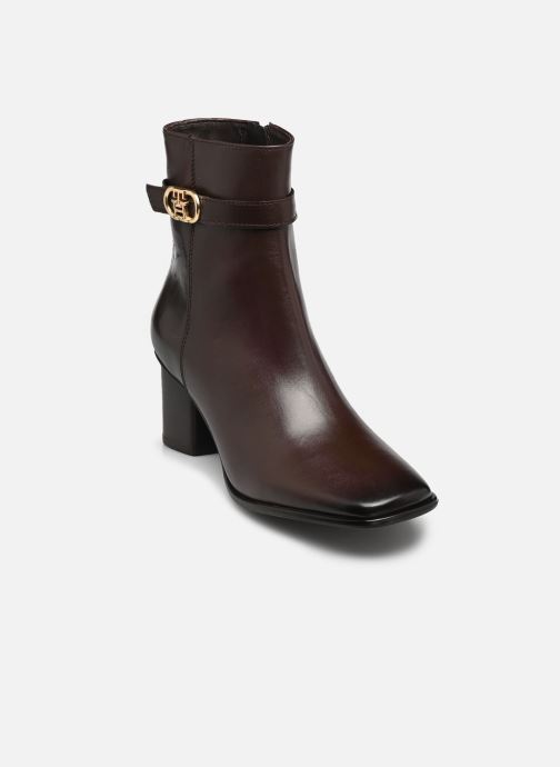 Tommy Hilfiger Bottines et boots TH STRAP LEATHER BLO femme marron