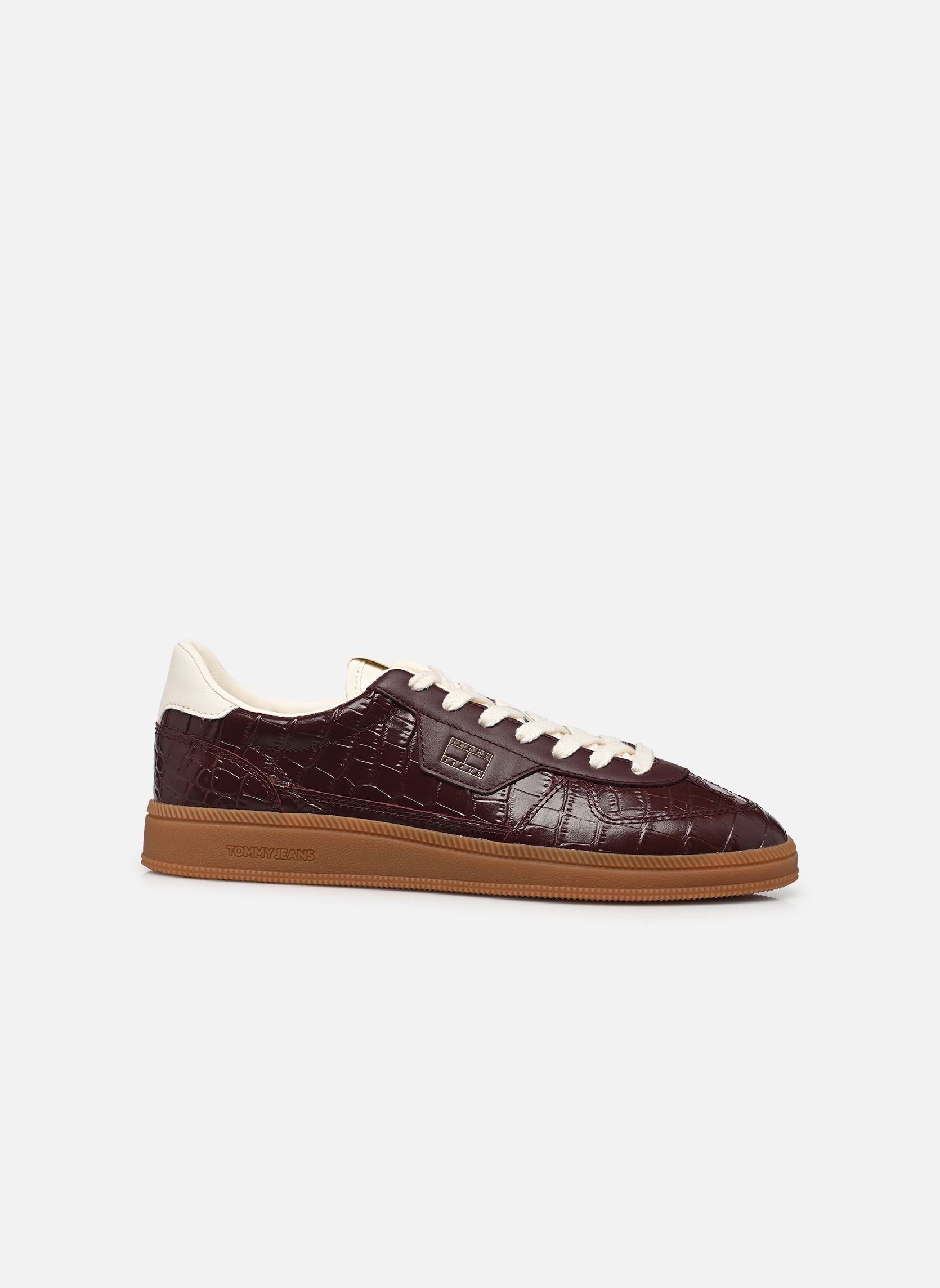 Baskets THE GREENWICH EDGE P femme bordeaux Tommy Hilfiger Baskets THE GREENWICH EDGE P femme bordeaux BURGUNDY VELVET