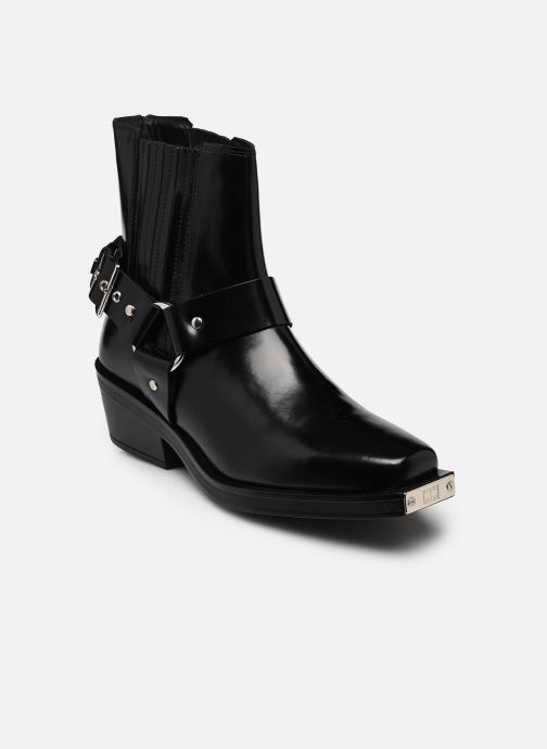 Tommy Hilfiger Bottines et boots TJW BUCKLE LEATHER C femme noir