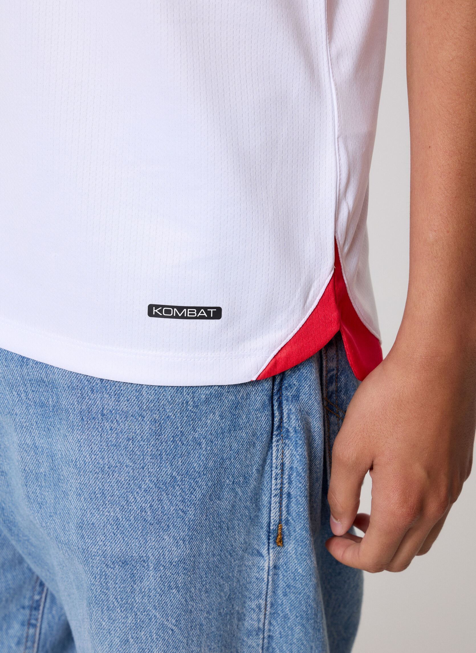 Tee-shirts 2027 HOME TUNISIA homme blanc Kappa Tee-shirts 2027 HOME TUNISIA homme blanc WHITE - RED