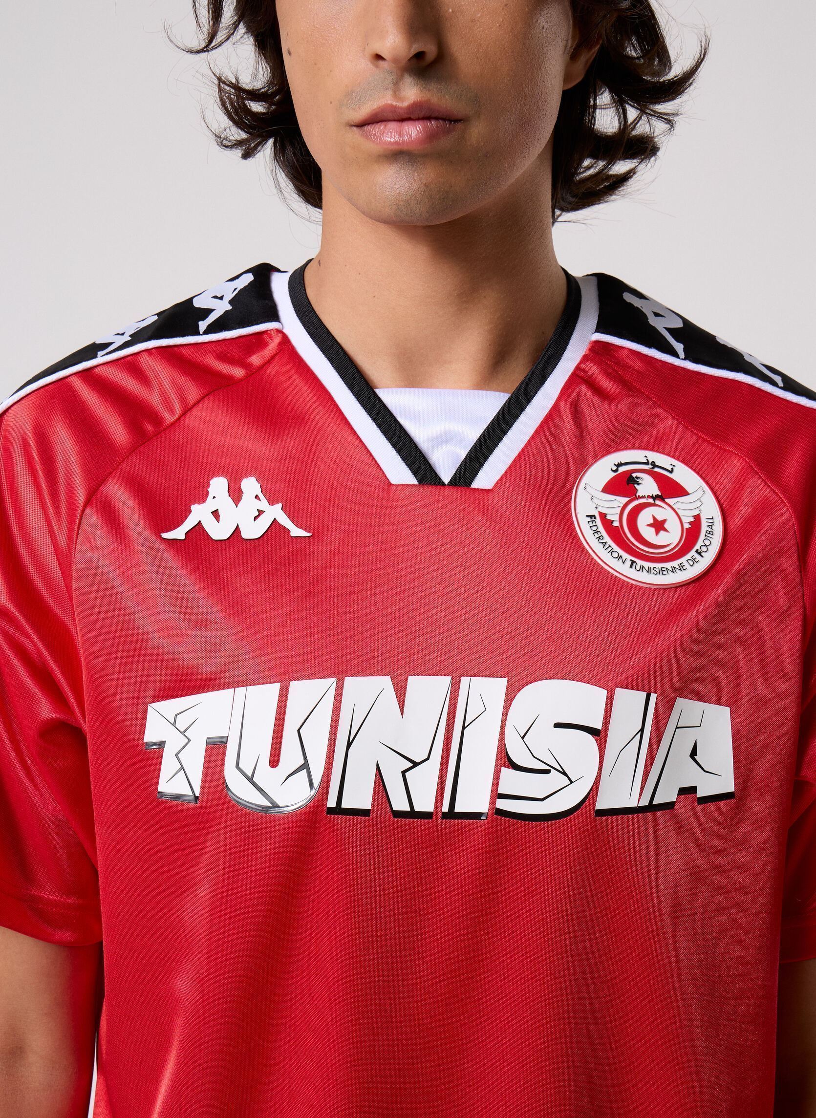 Tee-shirts RITUZ TUNISIA homme rouge Kappa Tee-shirts RITUZ TUNISIA homme rouge RED - BLACK - WHITE