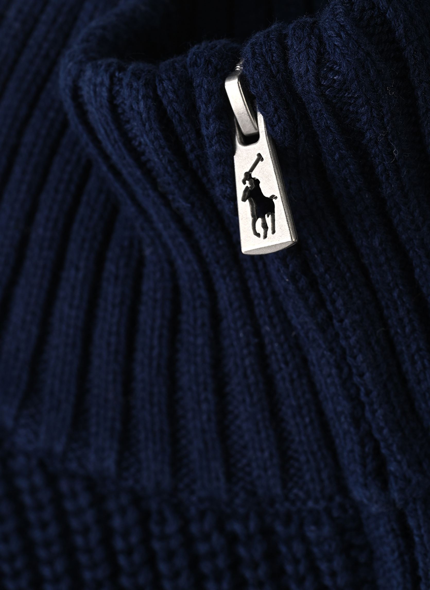 Pullover Pull demi-zippé en coton torsadé K jungen blau Polo Ralph Lauren Pullover Pull demi-zippé en coton torsadé K jungen blau REFINED NAVY