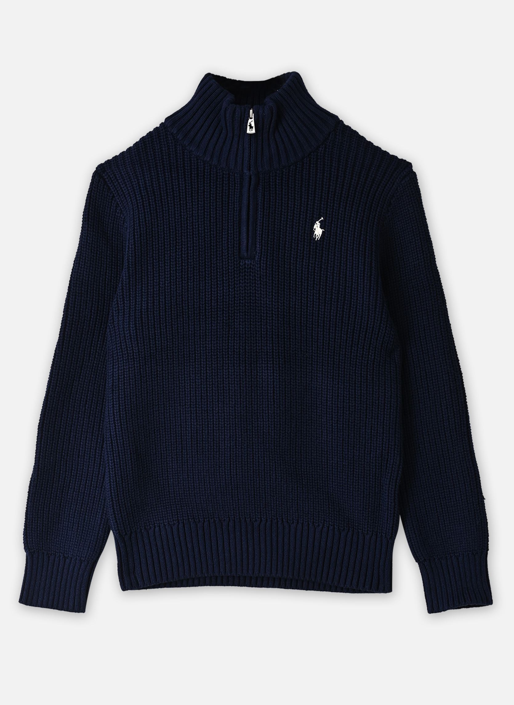 Pull enfant Polo Ralph Lauren SWEATER HALF ZIP 14 / - vue 2