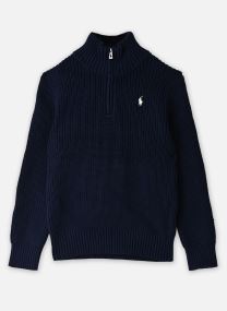 Pullover Pull demi-zippé en coton torsadé K jungen blau Polo Ralph Lauren Pullover Pull demi-zippé en coton torsadé K jungen blau REFINED NAVY