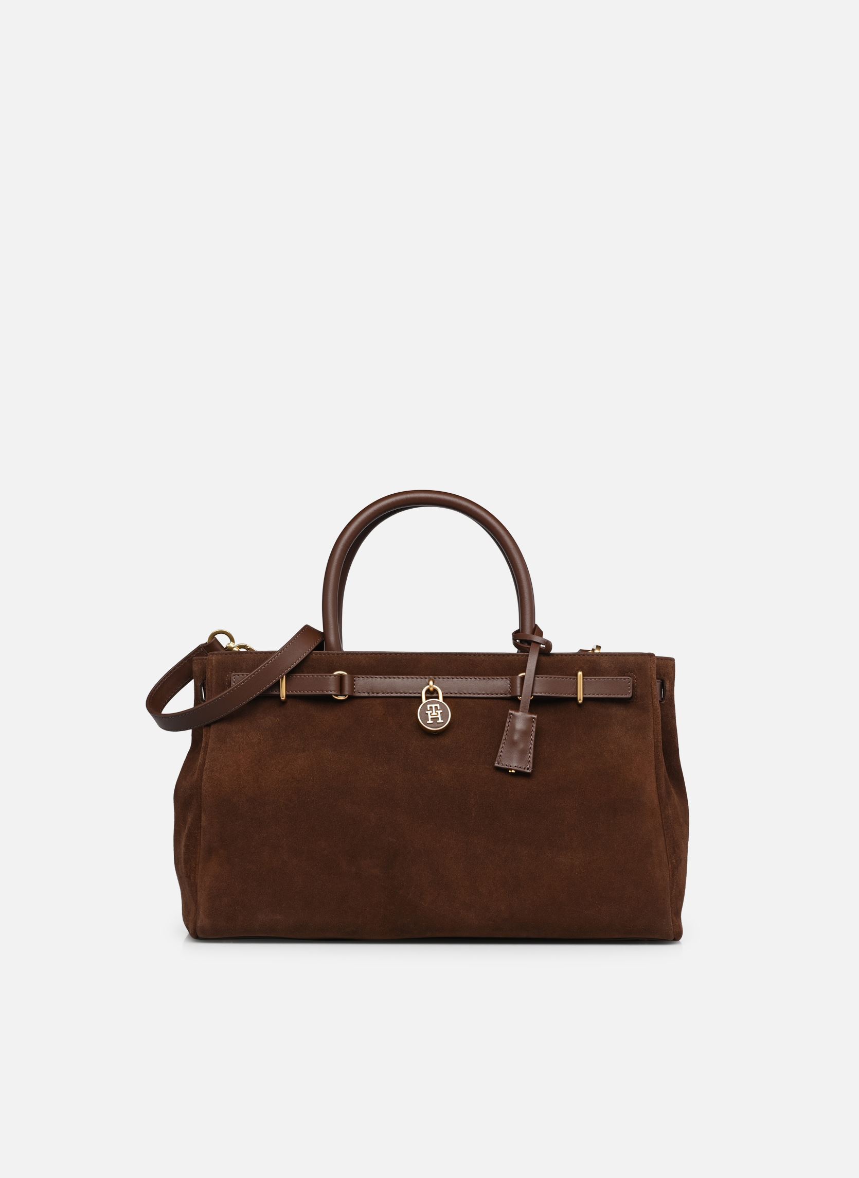 Sacs à main AMERICAN ICON TOTE S, GUG, OS femme marron Tommy Hilfiger Sacs à main AMERICAN ICON TOTE S, GUG, OS femme marron FONDANT BROWN