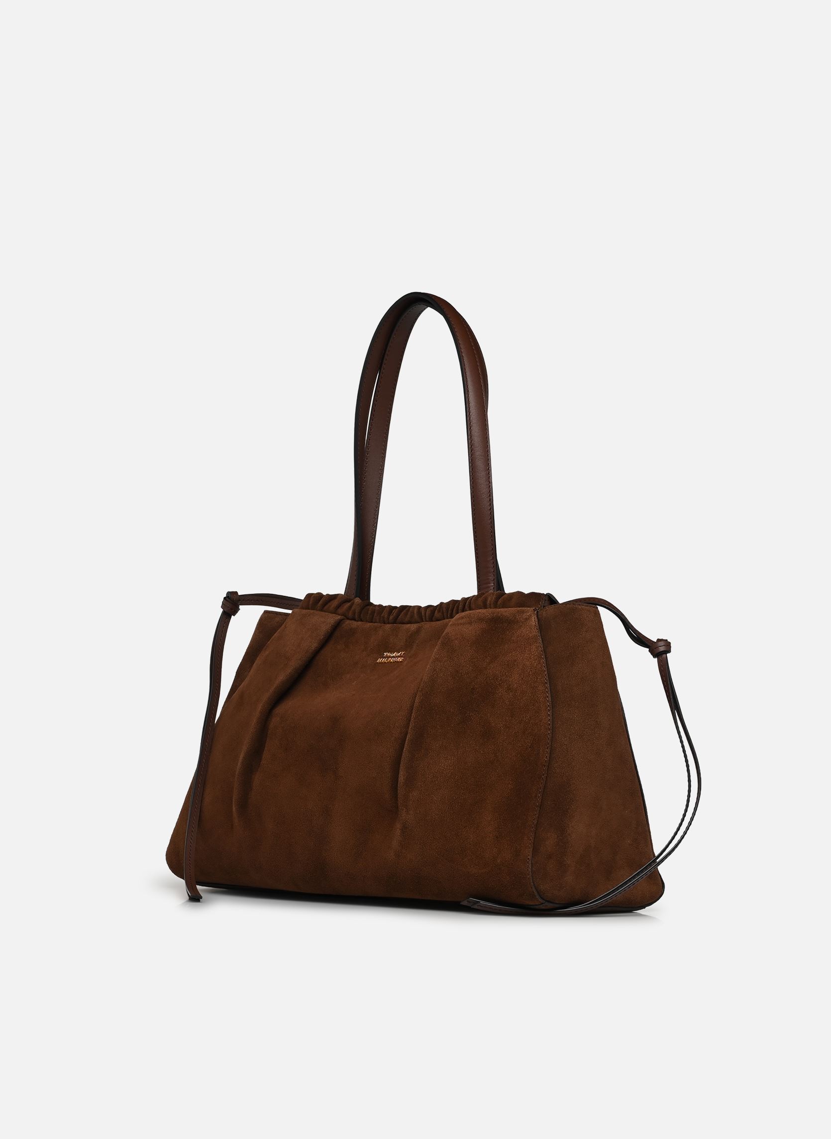 Cabas SOFT LEATHER HOBO SU, GUG, OS femme marron Tommy Hilfiger Cabas SOFT LEATHER HOBO SU, GUG, OS femme marron FONDANT BROWN