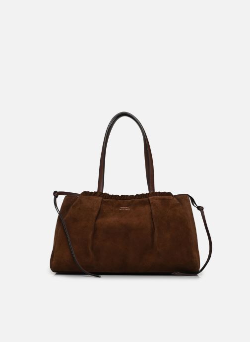 Tommy Hilfiger Cabas SOFT LEATHER HOBO SU, GUG, OS femme marron