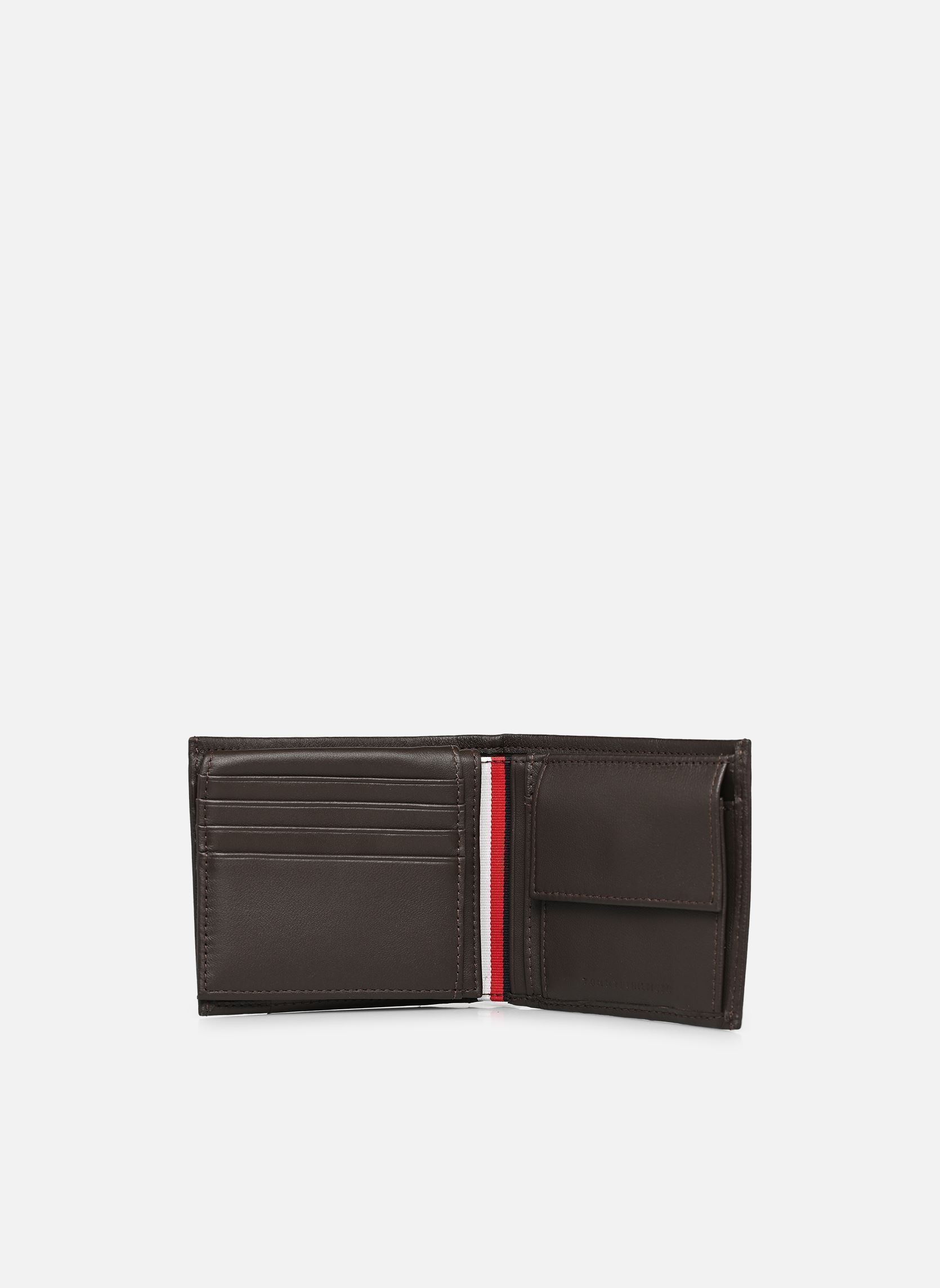 Portefeuilles TH CORP CC FLAP AND, 0HD, OS homme marron Tommy Hilfiger Portefeuilles TH CORP CC FLAP AND, 0HD, OS homme marron TESTA DI MORO