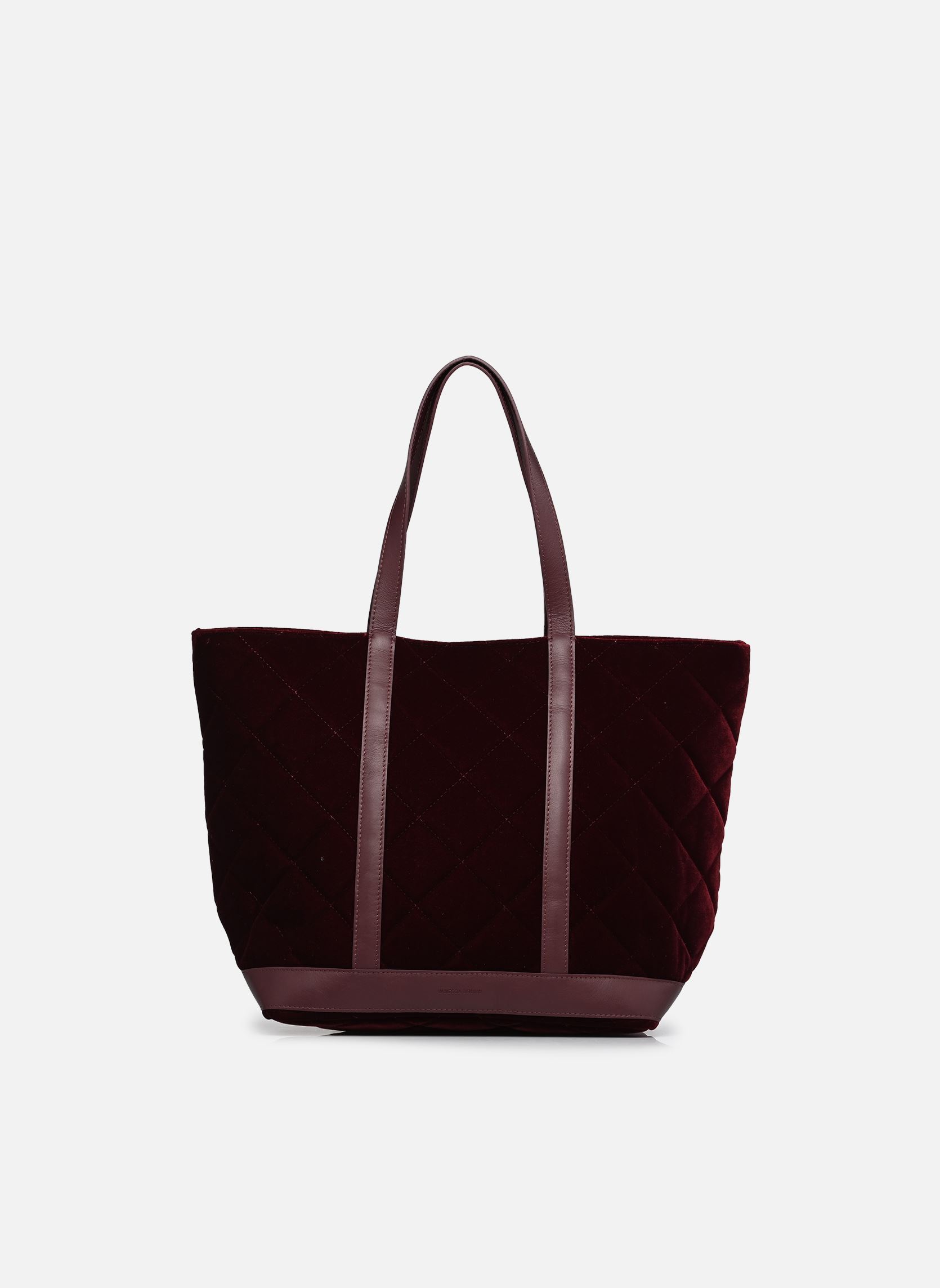 Cabas Cabas L en Velours Matelassé femme bordeaux Vanessa Bruno Cabas Cabas L en Velours Matelassé femme bordeaux BORDEAUX