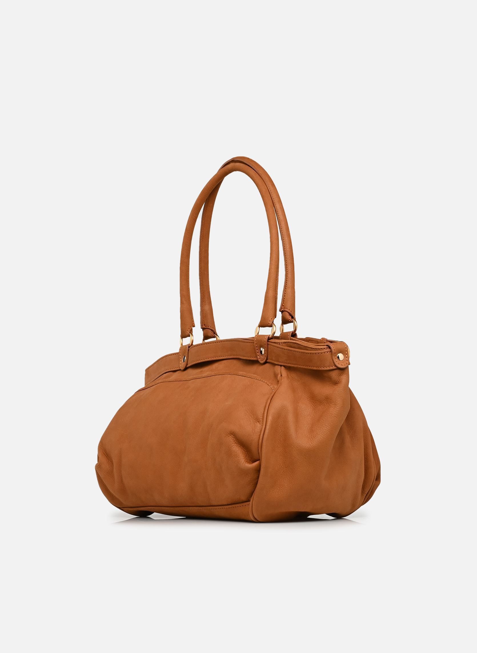 Tassen LUNE 48H dames bruin Vanessa Bruno Tassen LUNE 48H dames bruin COGNAC