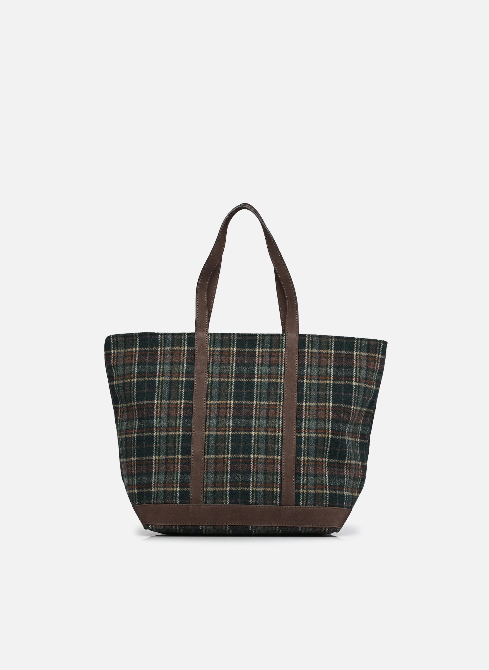 Taschen Cabas L Ecossais damen grün Vanessa Bruno Taschen Cabas L Ecossais damen grün VERT