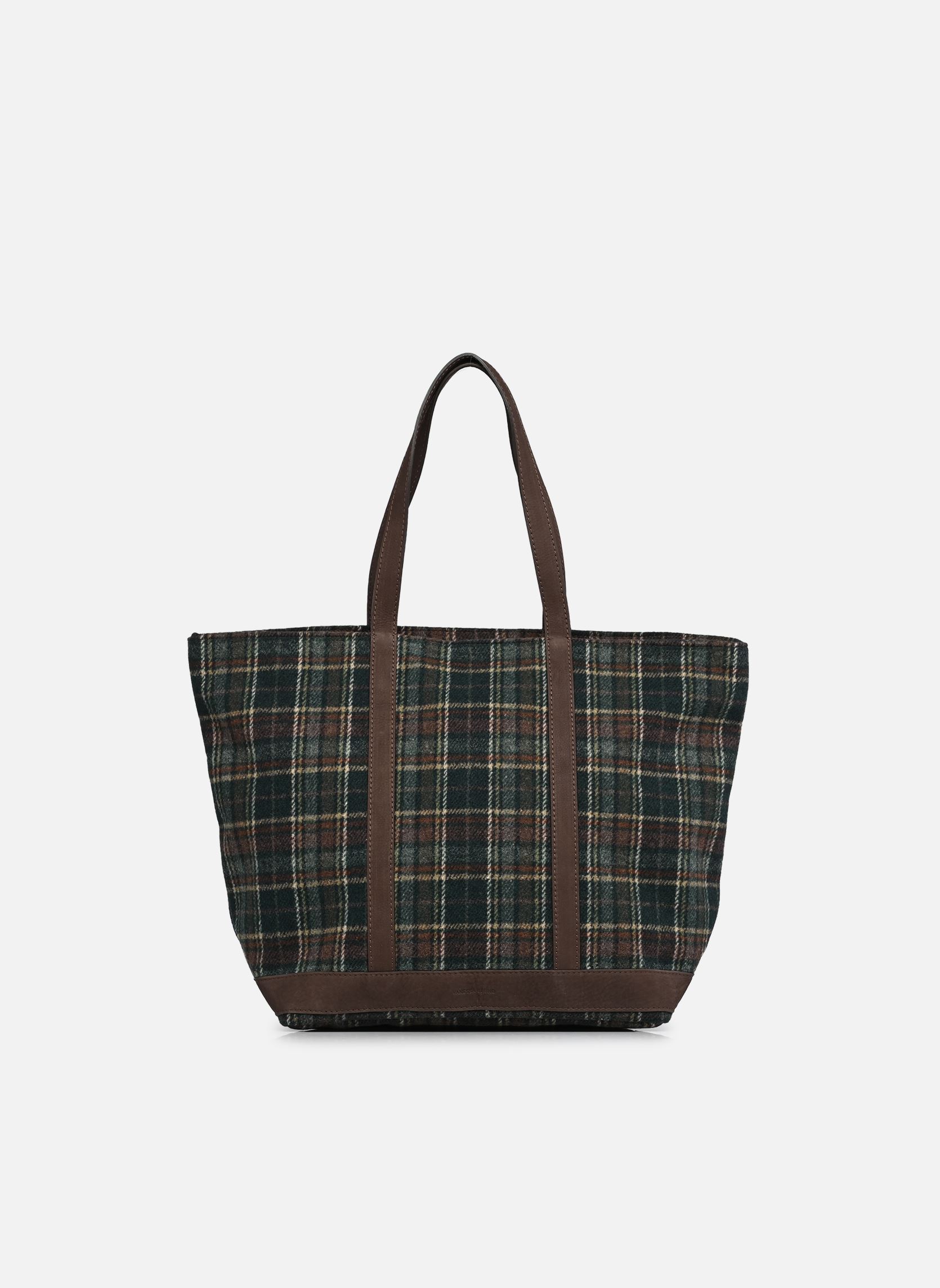 Taschen Cabas L Ecossais damen grün Vanessa Bruno Taschen Cabas L Ecossais damen grün VERT