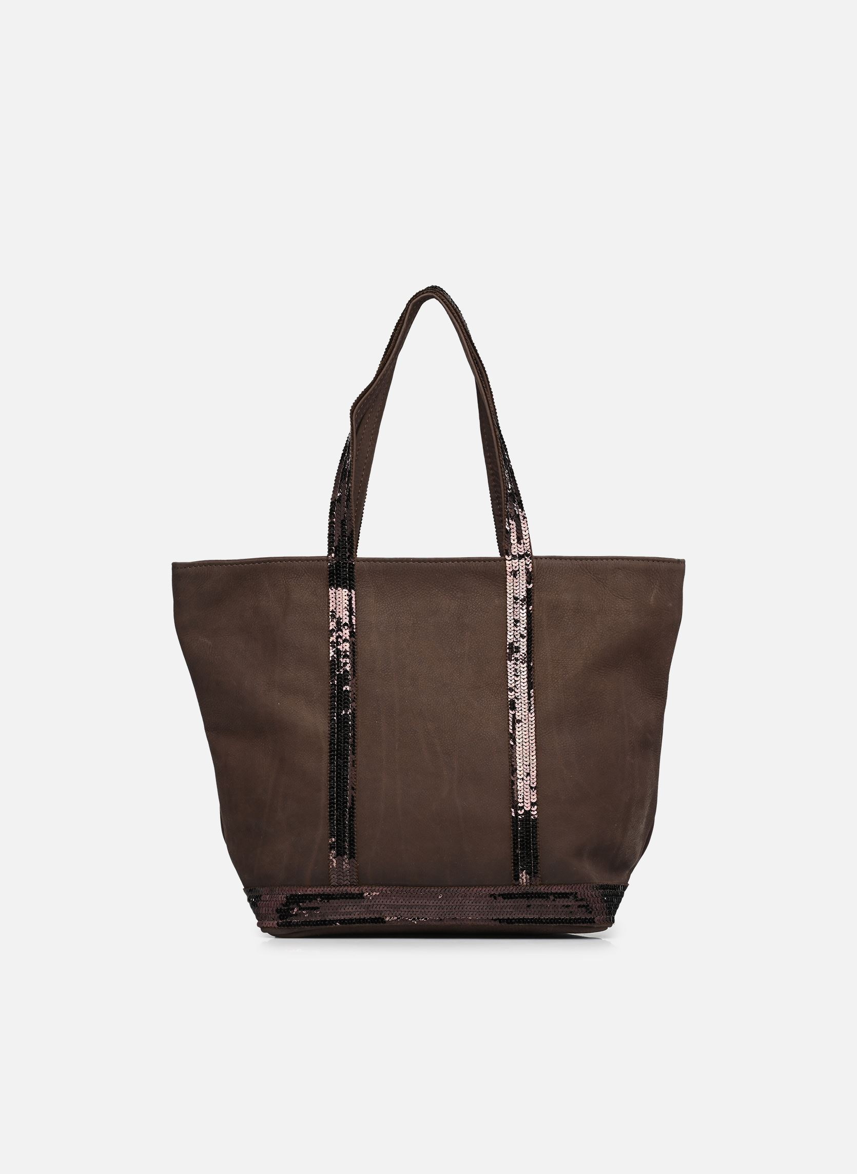 Taschen Cabas M Zippé en cuir damen braun Vanessa Bruno Taschen Cabas M Zippé en cuir damen braun CHOCOLAT
