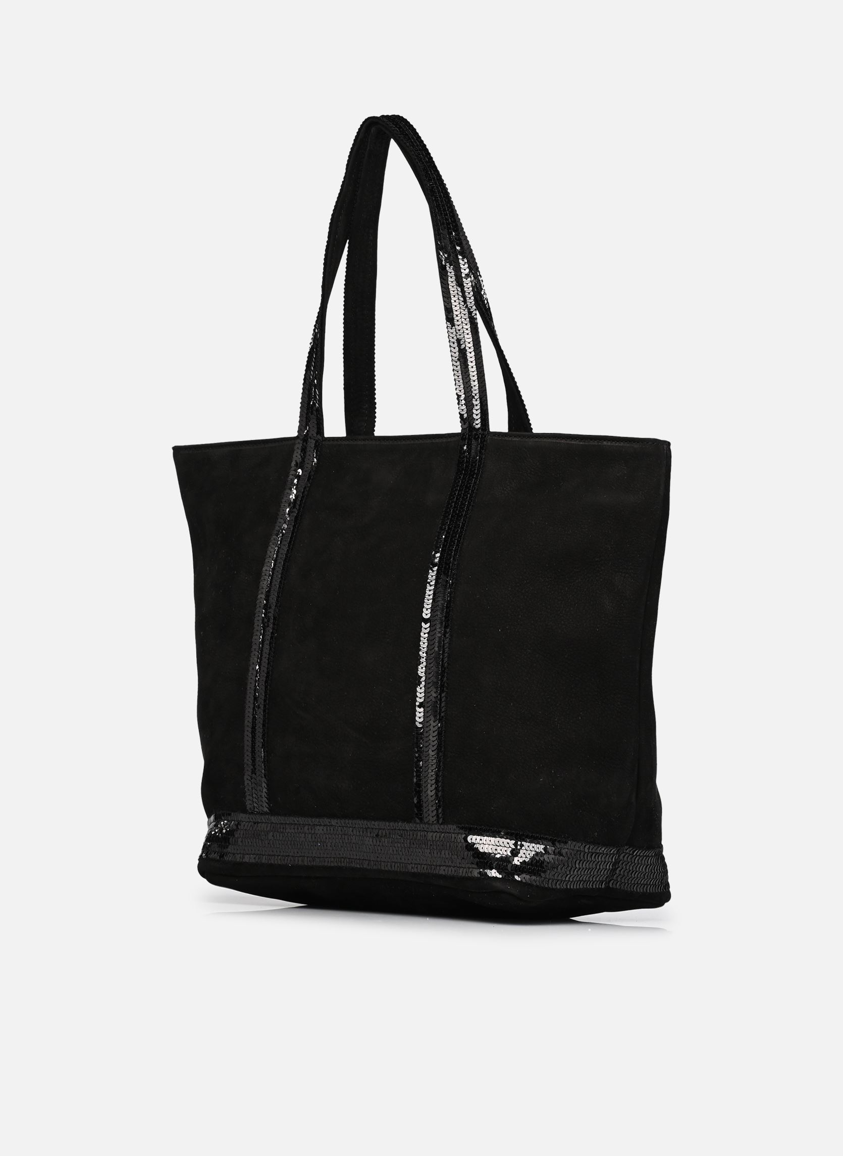 Taschen Cabas M Zippé en cuir damen schwarz Vanessa Bruno Taschen Cabas M Zippé en cuir damen schwarz NOIR